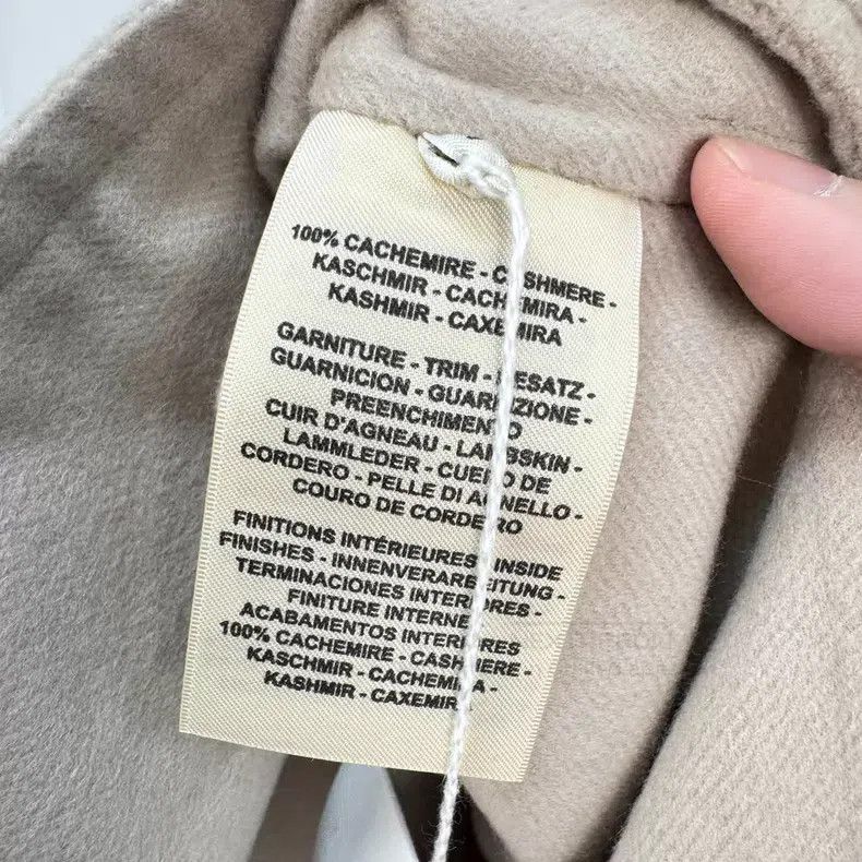 Hermes Hermes Beige and Leather Patch Cashmere Vest Jacket Size XXS / US 00 / IT 34 - 6 Thumbnail