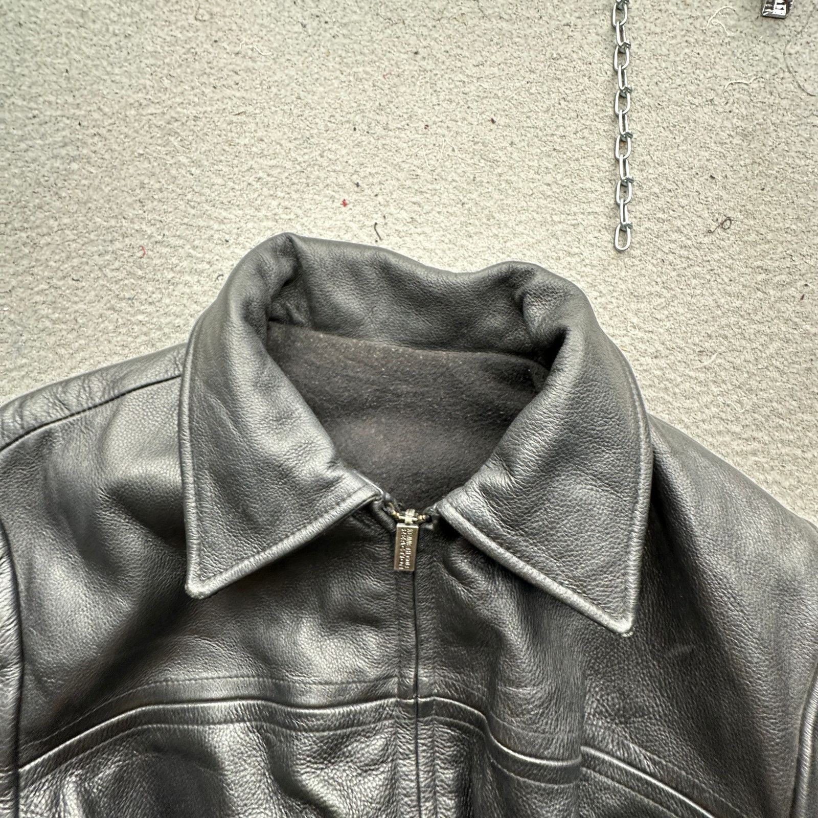 Kenneth Cole Kenneth Cole Reaction Reversible Leather Jacket Mens Large Size US L / EU 52-54 / 3 - 10 Thumbnail