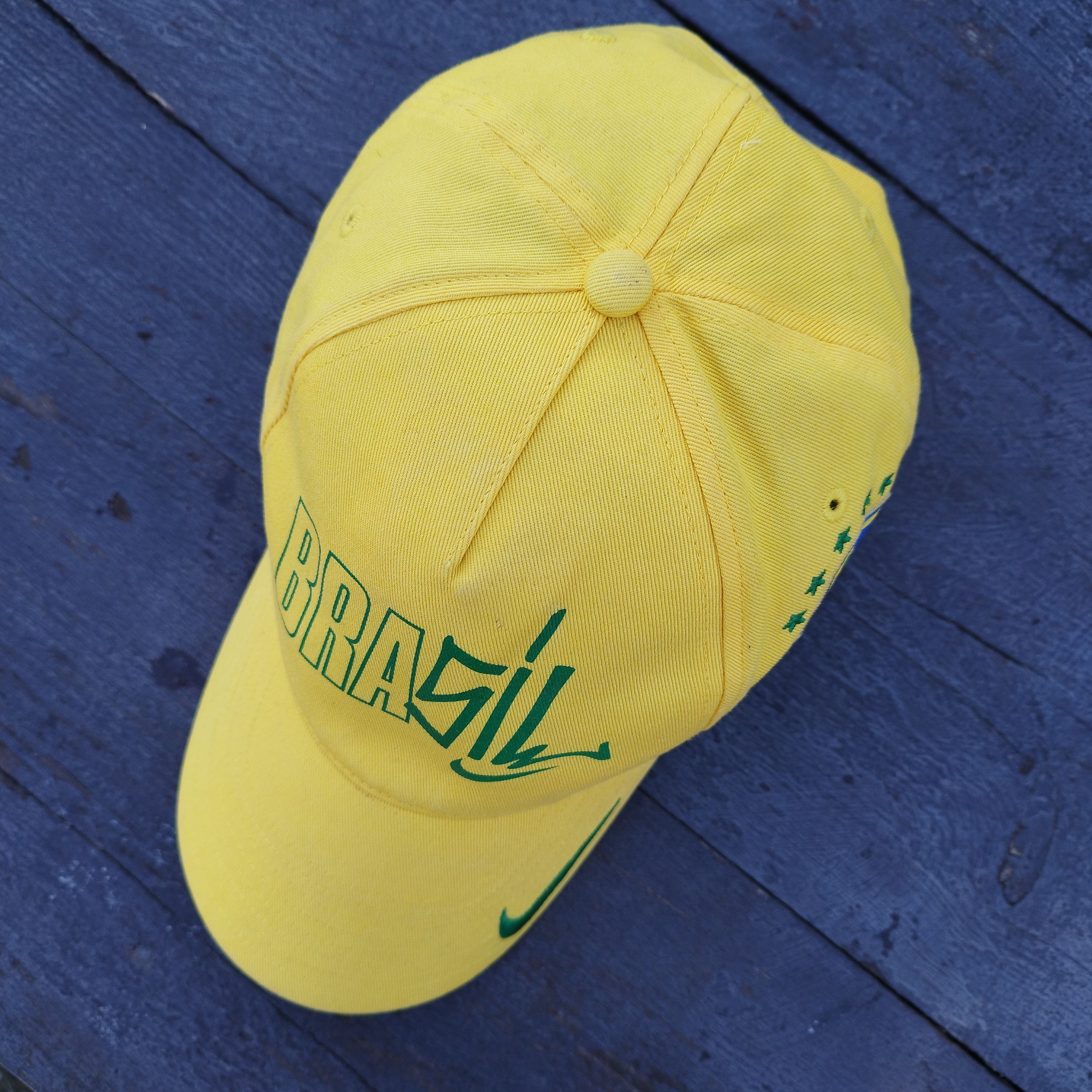 Nike Vintage Y2K Nike Brasil CBF National Team Heritage Cap Size ONE SIZE - 4 Thumbnail