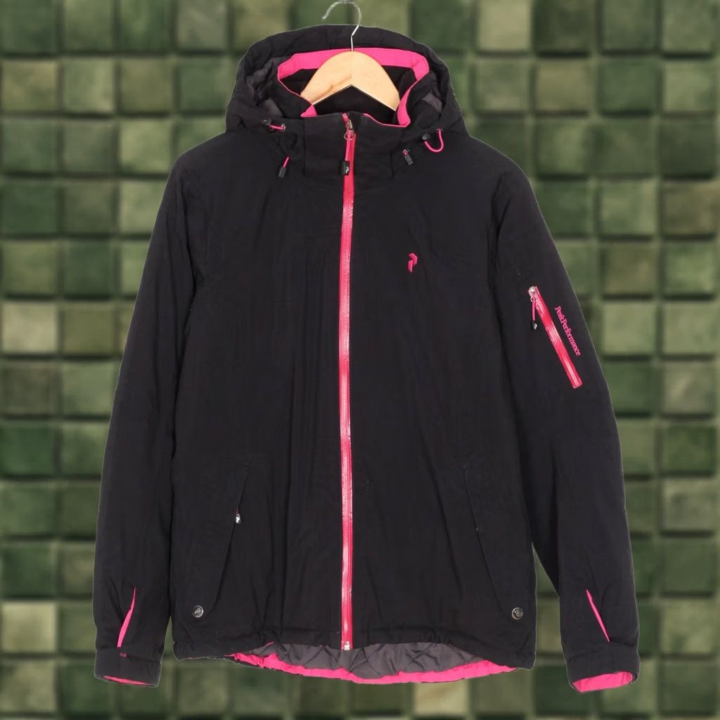 Peak Performance VINTAGE Peak Performance Ski Jacket Women L Hooded Padded Waterproof Breathable MJ4727 Size L / US 10 / IT 46 - 1 Thumbnail