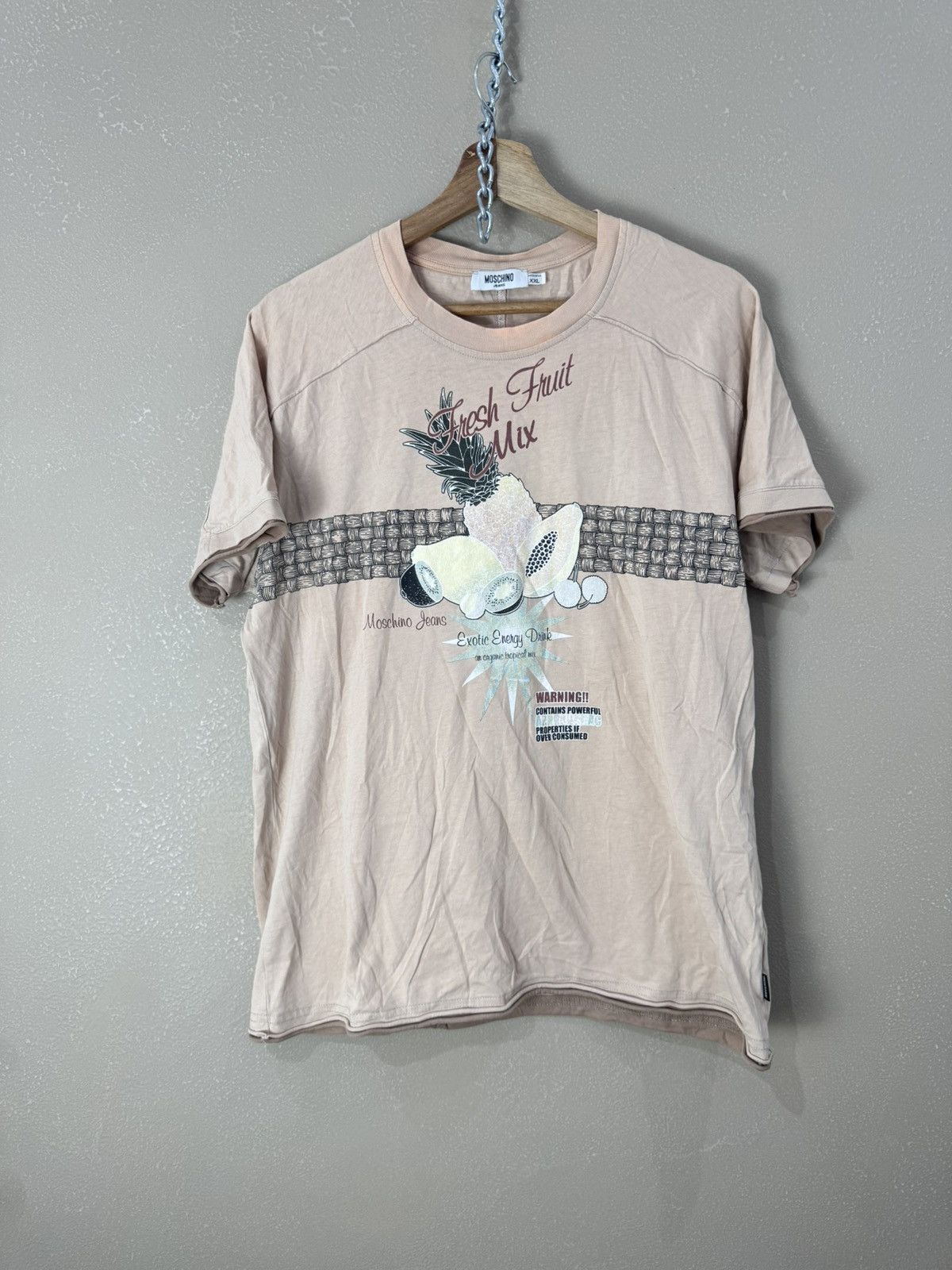 Moschino Love Moschino T-shirt Energy Drink Size US XXL / EU 58 / 5 - 1 Thumbnail