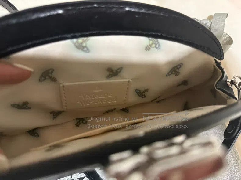 Vivienne Westwood Vivienne Westwood size os Saturn Underarm Bag, Black Classi Size ONE SIZE - 6 Thumbnail