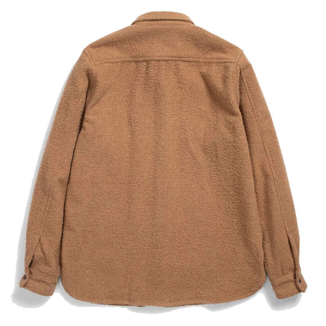 Norse Projects Norse Projects Silas Textured Cotton Wool Overshirt Camel Size US M / EU 48-50 / 2 - 9 Thumbnail
