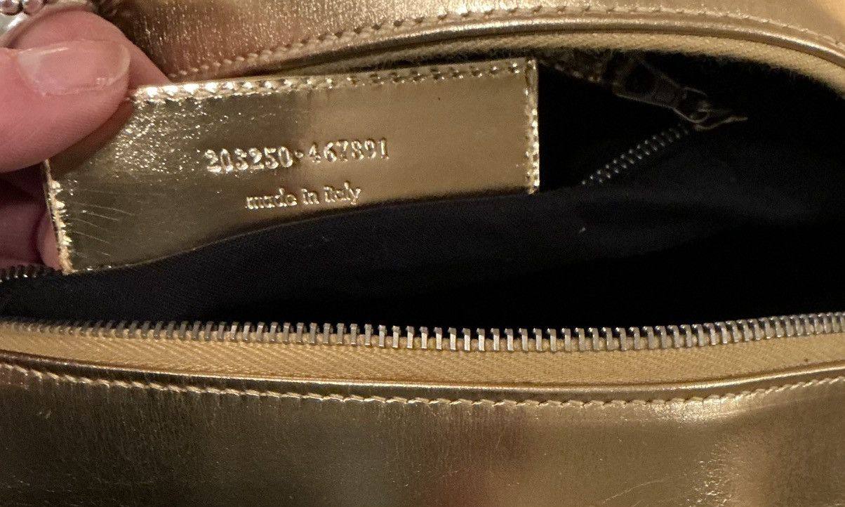 Balenciaga Balenciaga Metallic Gold Bowling Handbag Size ONE SIZE - 6 Thumbnail