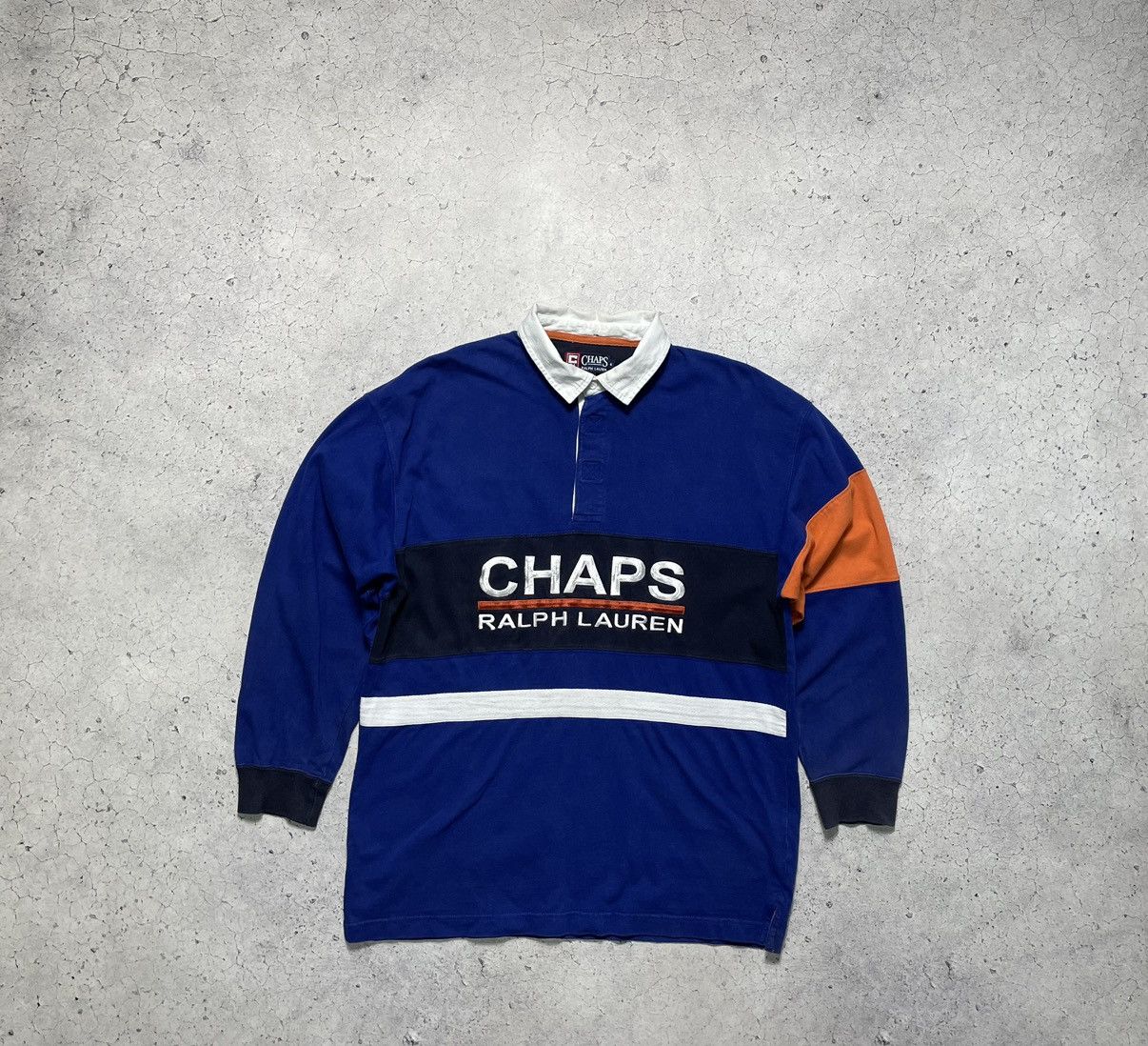 Polo Ralph Lauren Vintage Polo Ralph Lauren Chaps Rugby Sweatshirt Big Logo Size US M / EU 48-50 / 2 - 1 Thumbnail