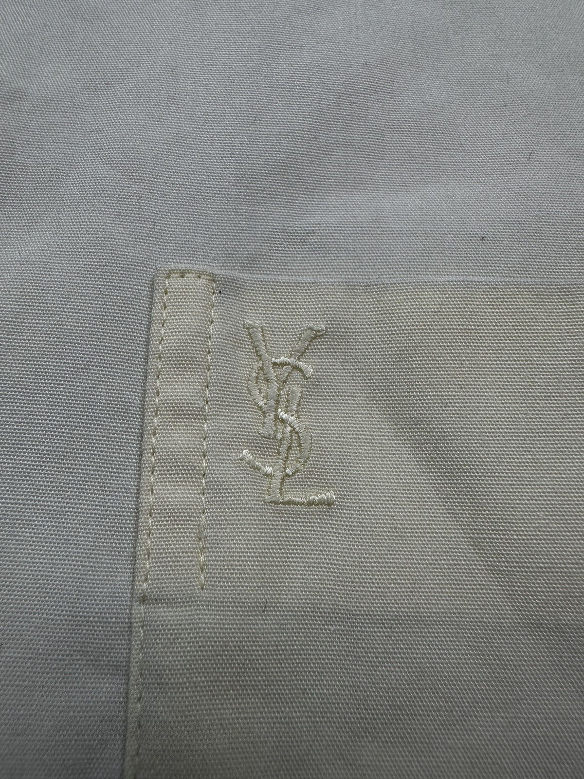 Yves Saint Laurent Lux YSL Shirt Cotton Yves Saint Laurent Summer Shirtsleeve Size US L / EU 52-54 / 3 - 5 Thumbnail