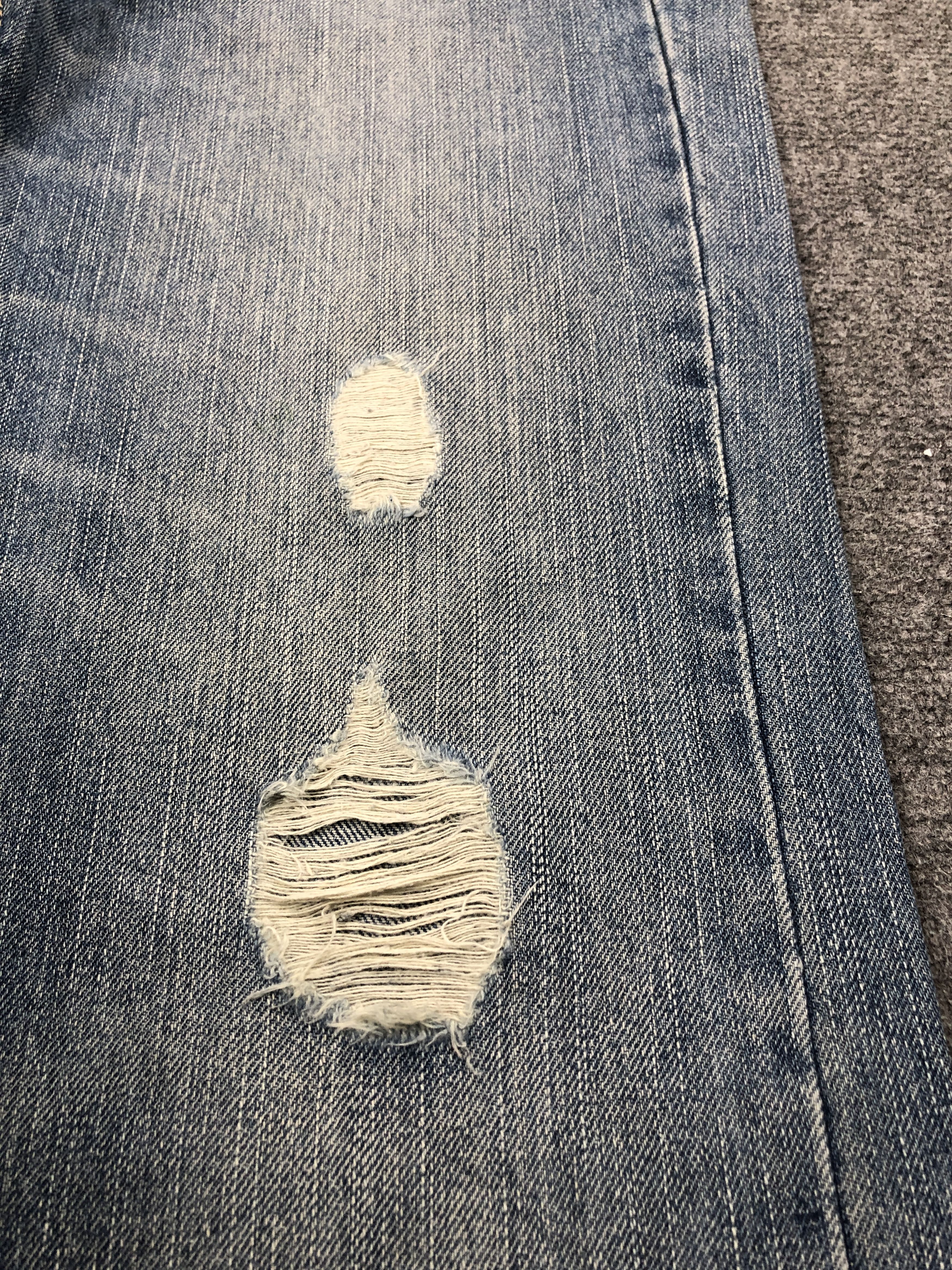 If Six Was Nine Vintage Japanese Brand Distressed Bootcut Jeans DP2482 Size US 33 - 10 Thumbnail