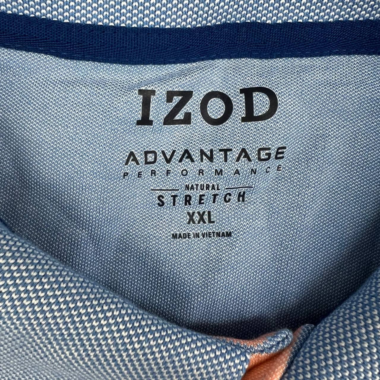 Izod Izod Advantage 2XL Stretch Polo Shirt Men Striped XXL Size US XXL / EU 58 / 5 - 4 Thumbnail