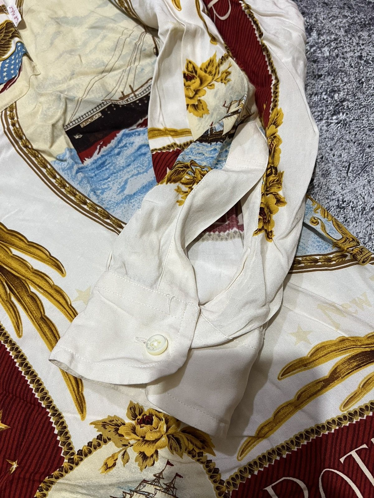 Helmut Lang 2000s Japanese Maison Jpg All Over Print Shirt y2k Lgb Ifsix Size US L / EU 52-54 / 3 - 3 Thumbnail