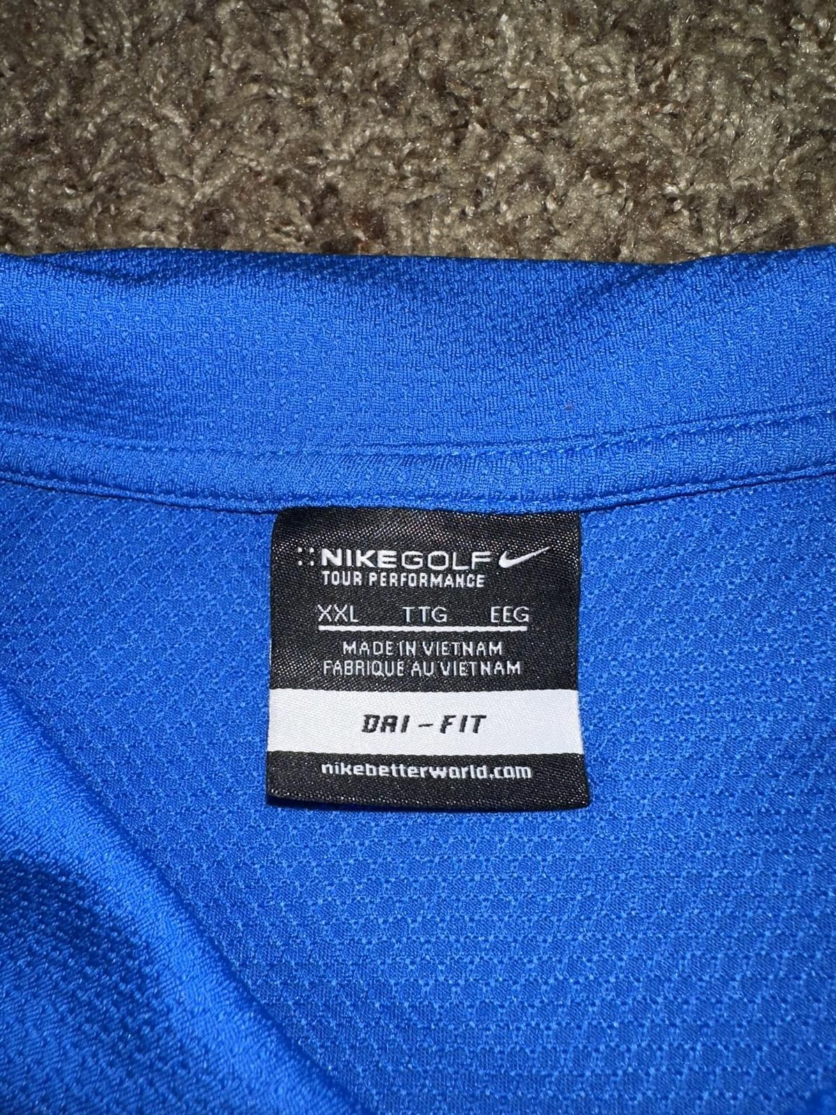 Nike Nike Golf Dri-FIT Mini Texture Polo Size US XXL / EU 58 / 5 - 4 Thumbnail