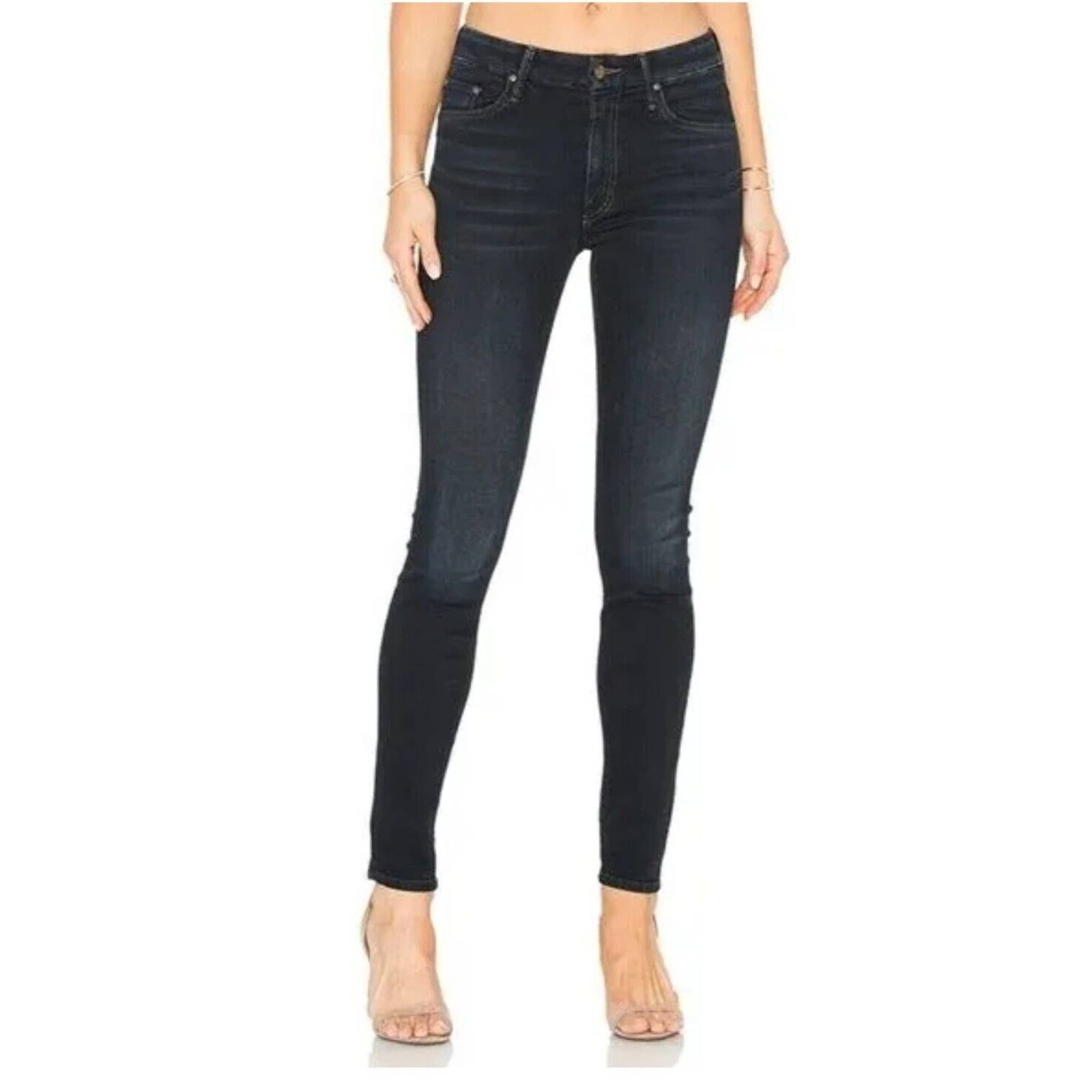 Mother The High Waisted Looker Jeans Coffee, Tea, Or Me 25