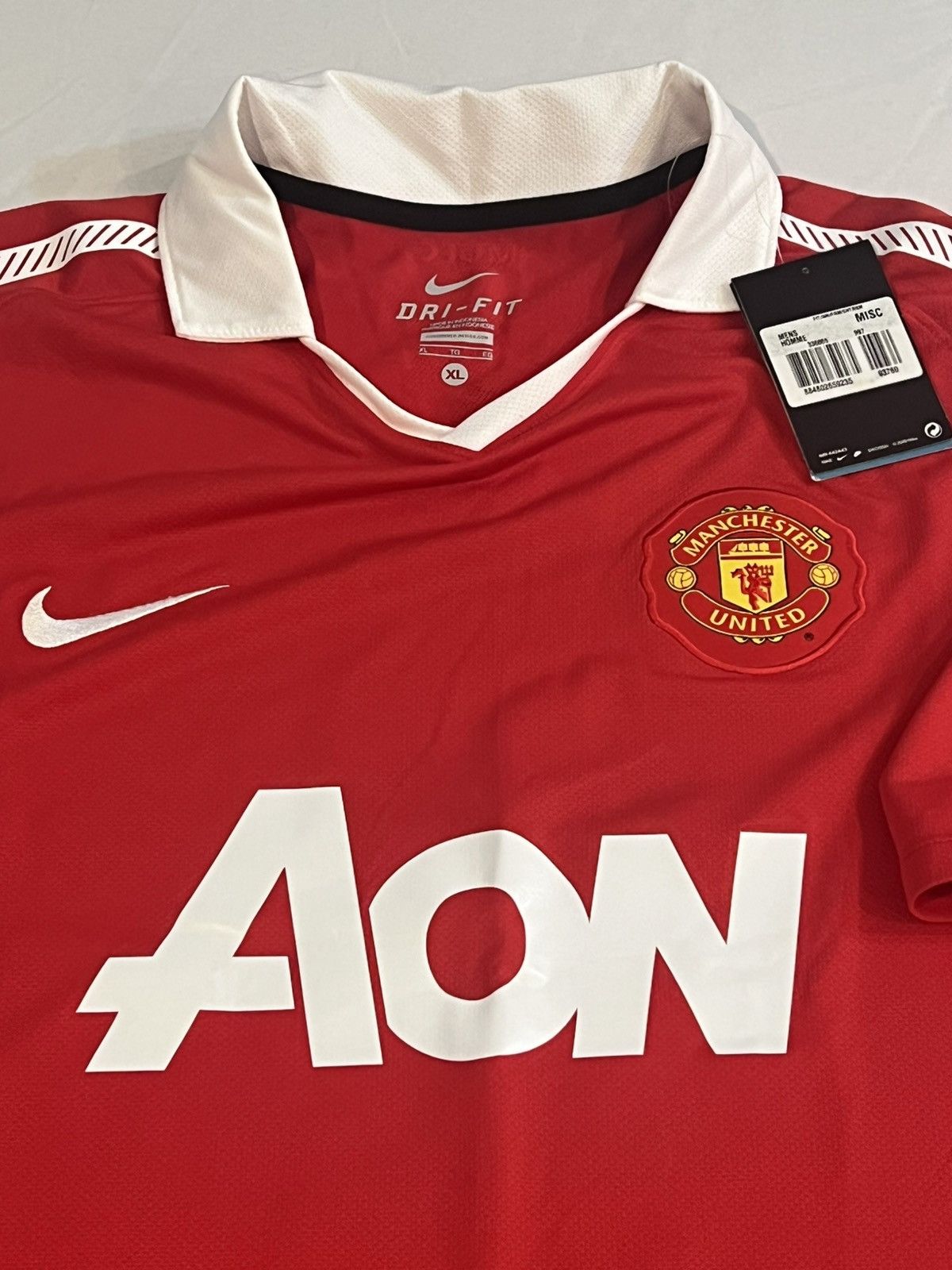 Nike 2010/11 Men’s Manchester United Home Jersey XL Rooney 10 Size US XL / EU 56 / 4 - 2 Thumbnail
