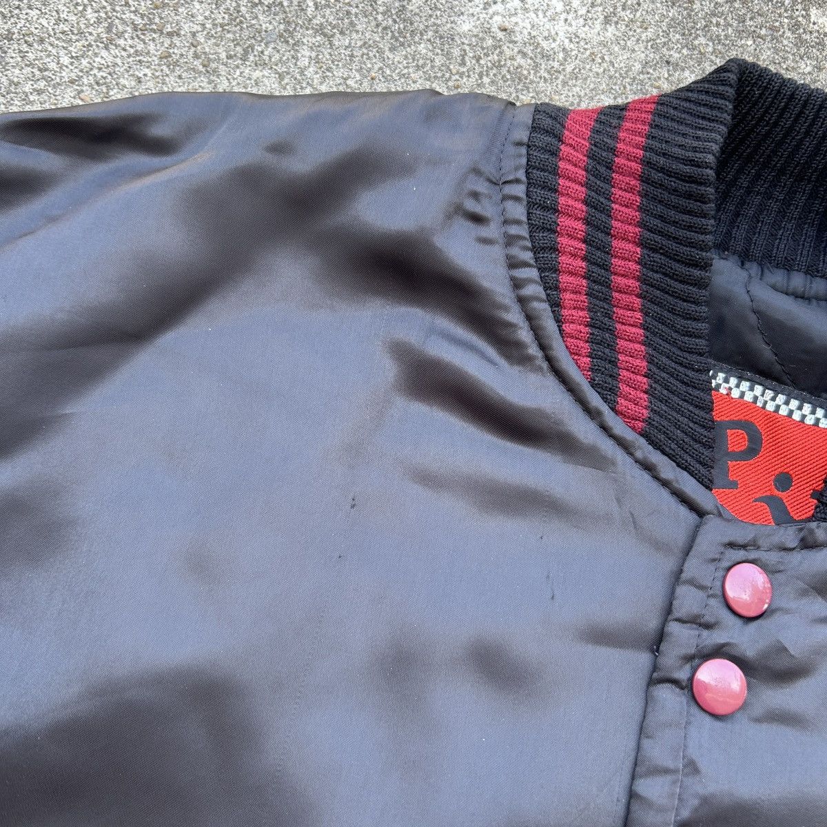 Vintage Vintage ZIP it London Los Angeles California Bomber jacket Size US L / EU 52-54 / 3 - 8 Thumbnail