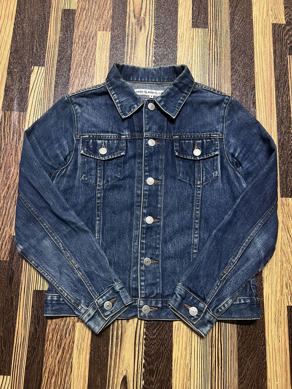 Japanese Brand Nice Claup Women’s Denim Jackets Size S / US 4 / IT 40 - 3 Thumbnail