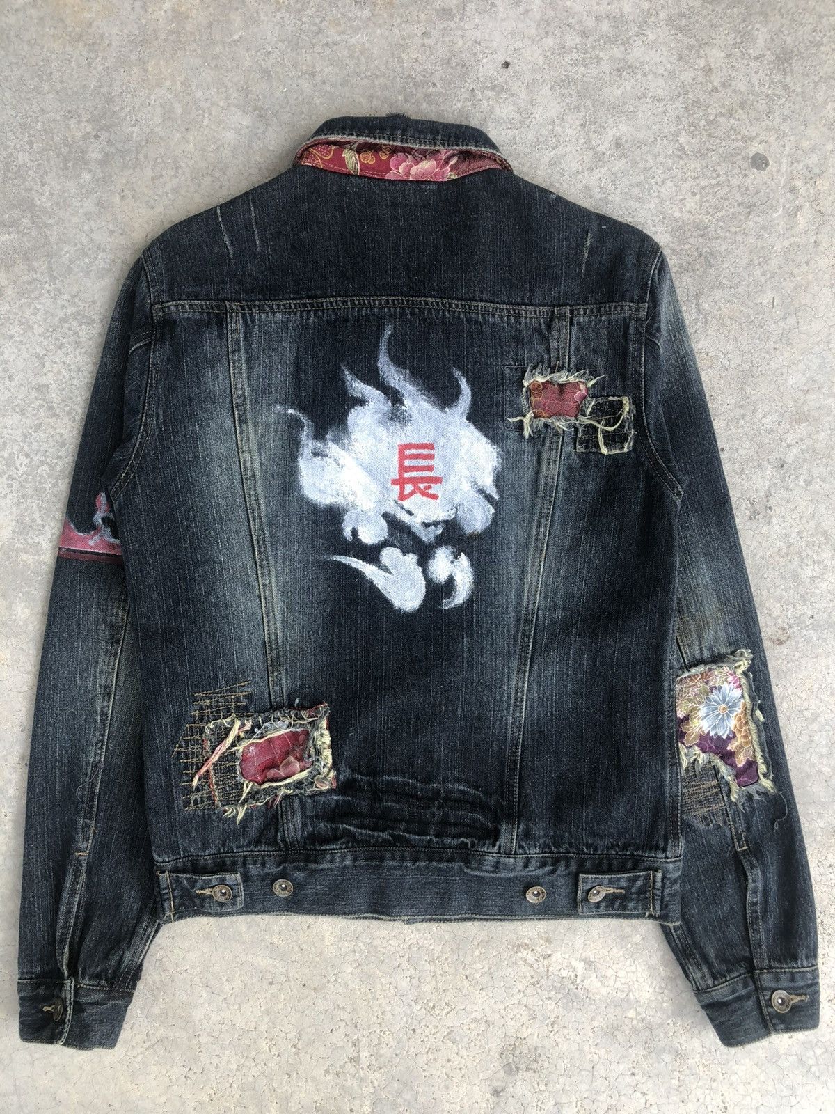 Japanese Brand Japanese Gumu Sashiko jacket Denim Jacket Patchwork Size US M / EU 48-50 / 2 - 1 Thumbnail