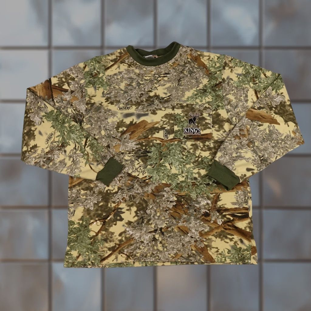 Vintage VINTAGE Hidden Mesa Shirt Mens M Camo Long Sleeve Outdoor Desert Shadow Size US M / EU 48-50 / 2 - 1 Thumbnail