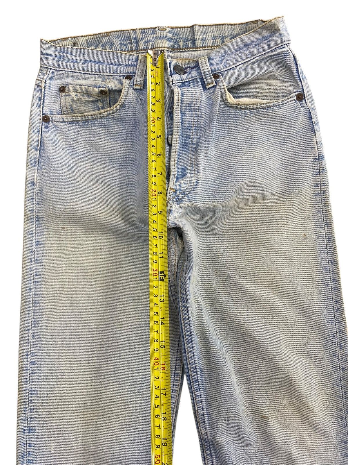 Levi's Levi’s Acid Light Blue Wash Style Loose Jeans Size US 28 / EU 44 - 6 Thumbnail