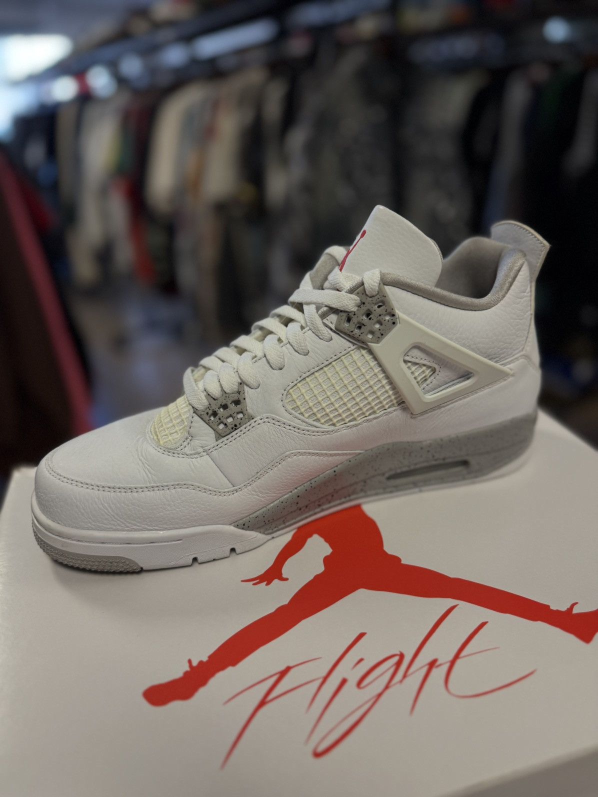 Jordan Brand × Nike Jordan 4 White Oreo 2021 (CT8527-100) Size 12 W Box Size US 12 / EU 45 - 7 Thumbnail