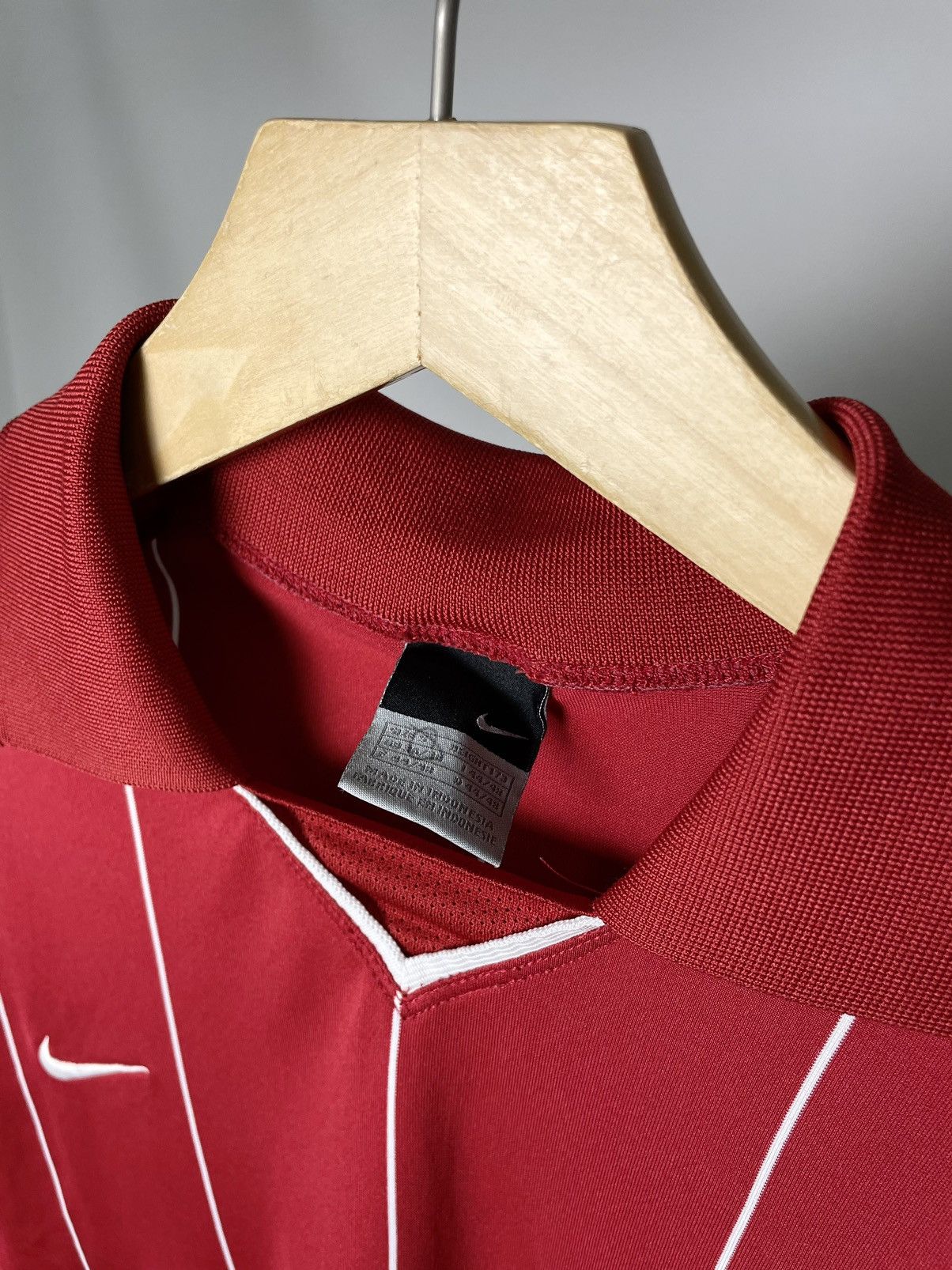 Nike Nike Vintage 🍒 Striped red Jersey long sleeve tee shirt t Size US S / EU 44-46 / 1 - 8 Thumbnail