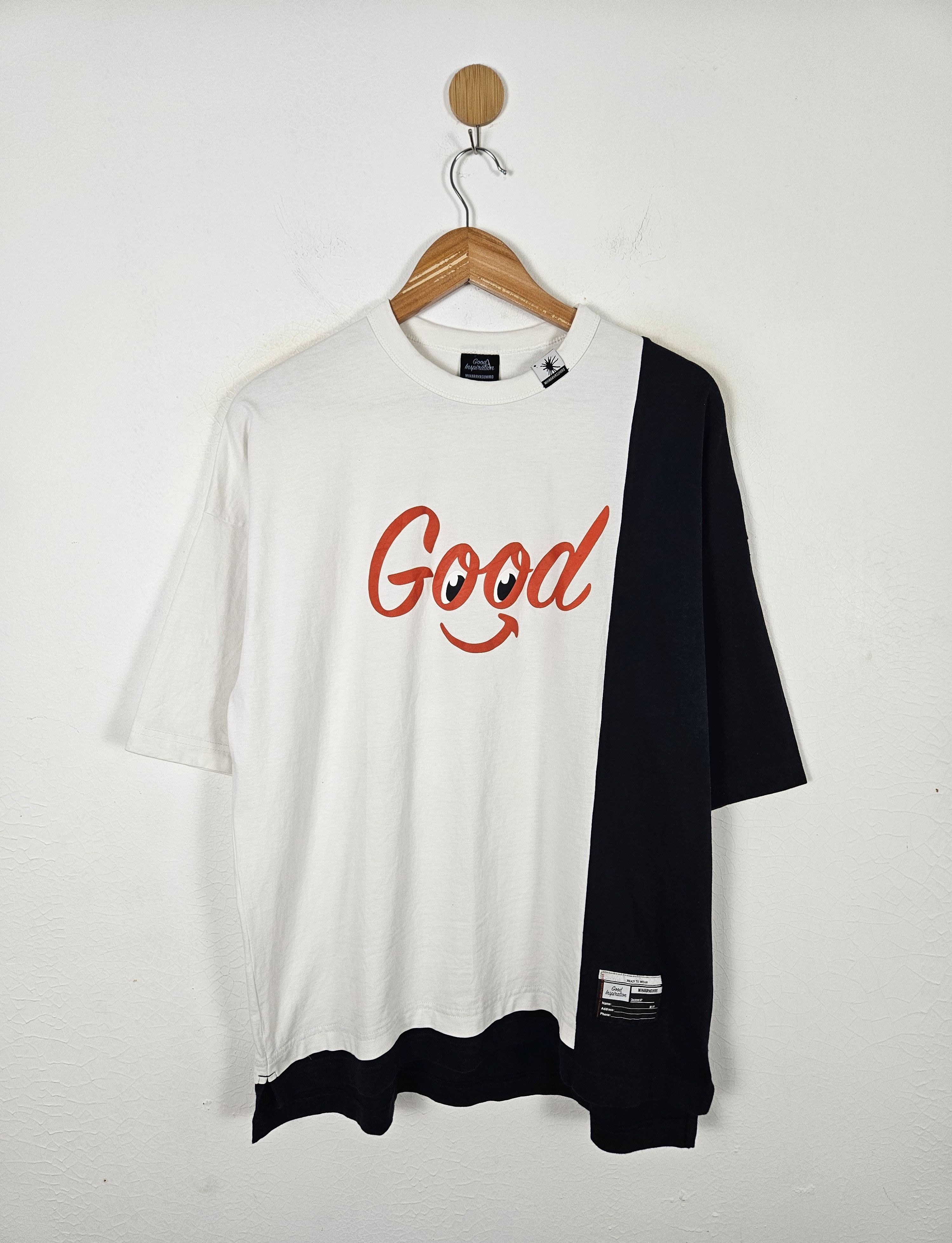 image of Miharayasuhiro Miharaysuhiro Shirt in Black/White, Men's (Size Medium)