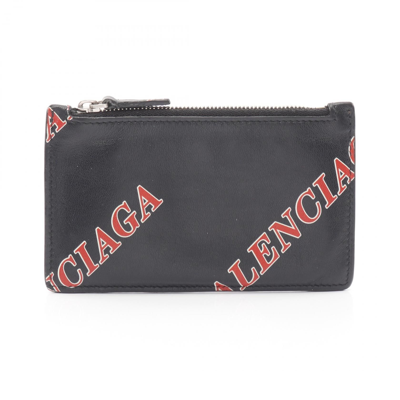 Balenciaga Balenciaga Balenciaga Leather Card Case Coin Case Leather Coin Case DUTY FREE for USA Size ONE SIZE - 1 Thumbnail