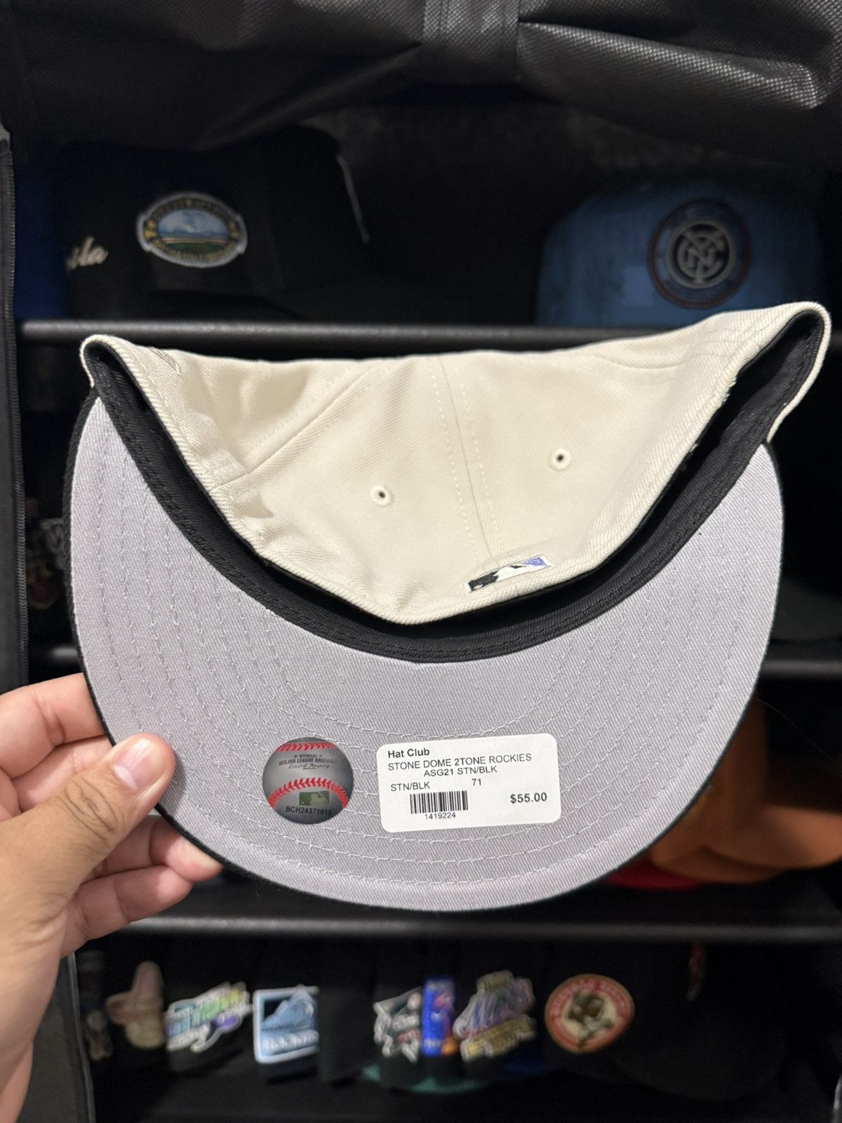 Hat Club Stone Grey Colorado Rockies All Star Game 7 1/8 Size ONE SIZE - 3 Thumbnail