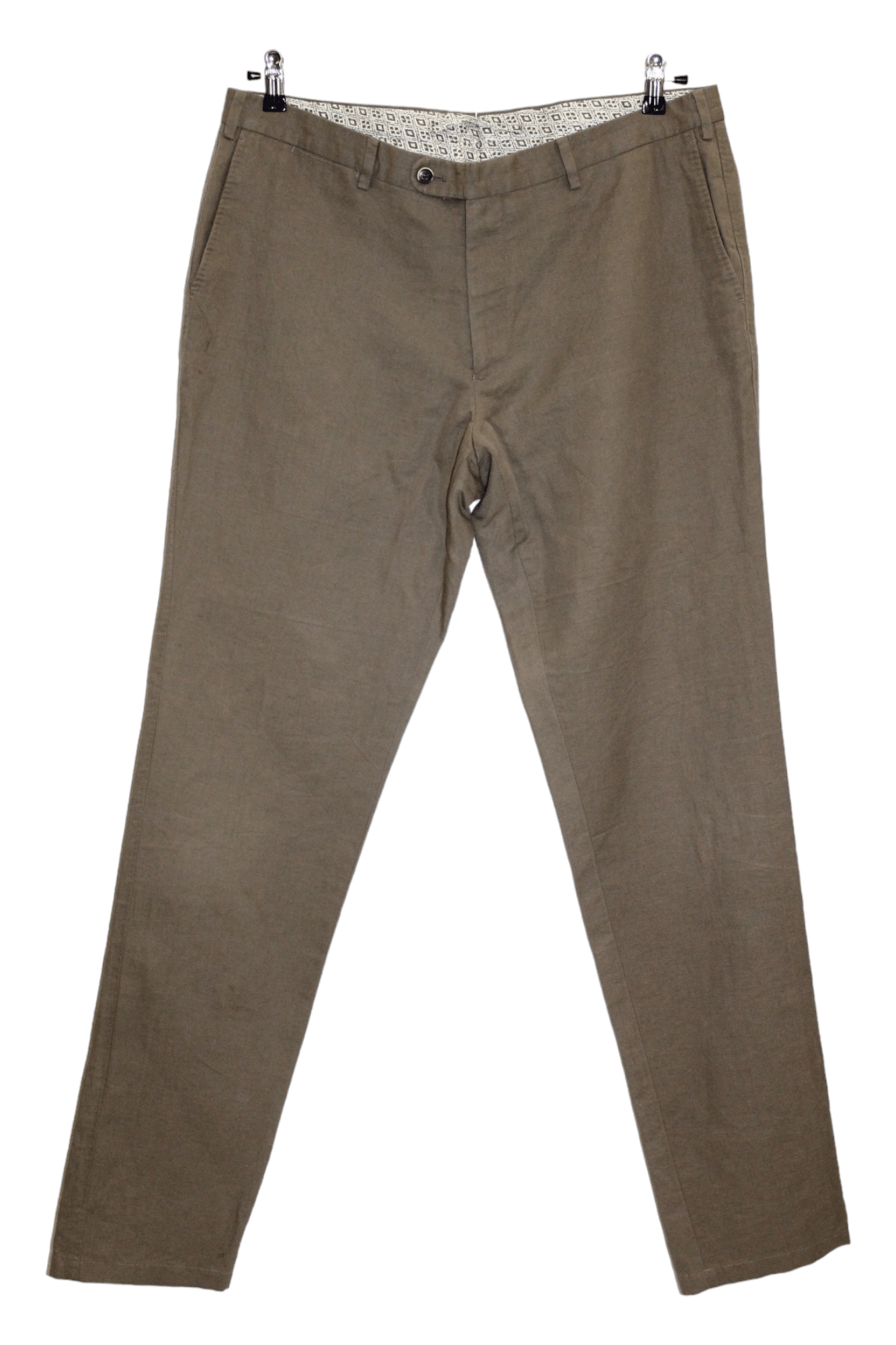 Suitsupply Suitsupply Cotton Linen Straight-leg Chino Pants mod.B539 Size US 38 / EU 54 - 11 Thumbnail