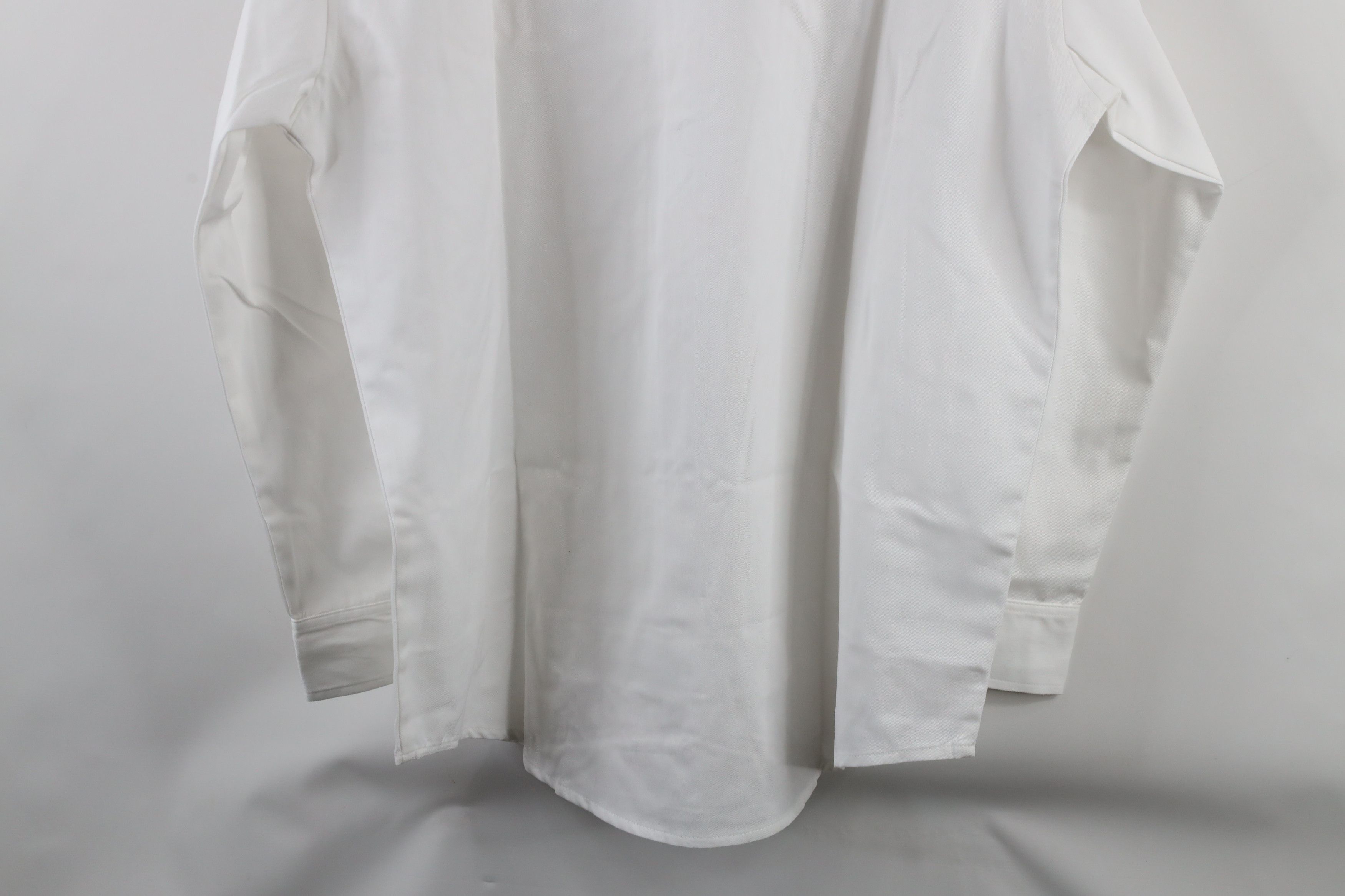 Big Mac × Vintage Vintage 90s Big Mac Mechanic Collared Button Shirt White Size US L / EU 52-54 / 3 - 11 Thumbnail