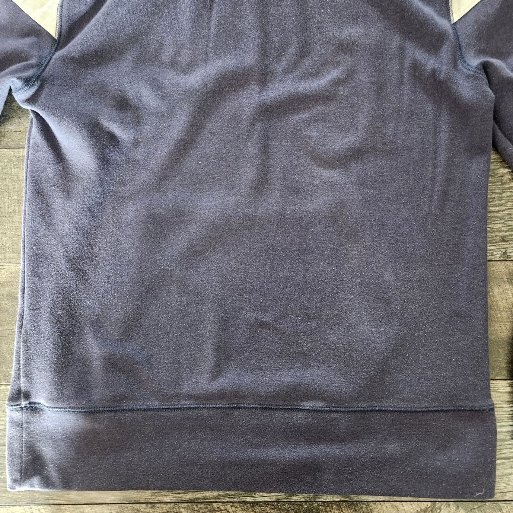 J Brand The Normal Brand Hoodie Mens Medium Pullover Navy Blue Striped Pocket Size US M / EU 48-50 / 2 - 7 Thumbnail