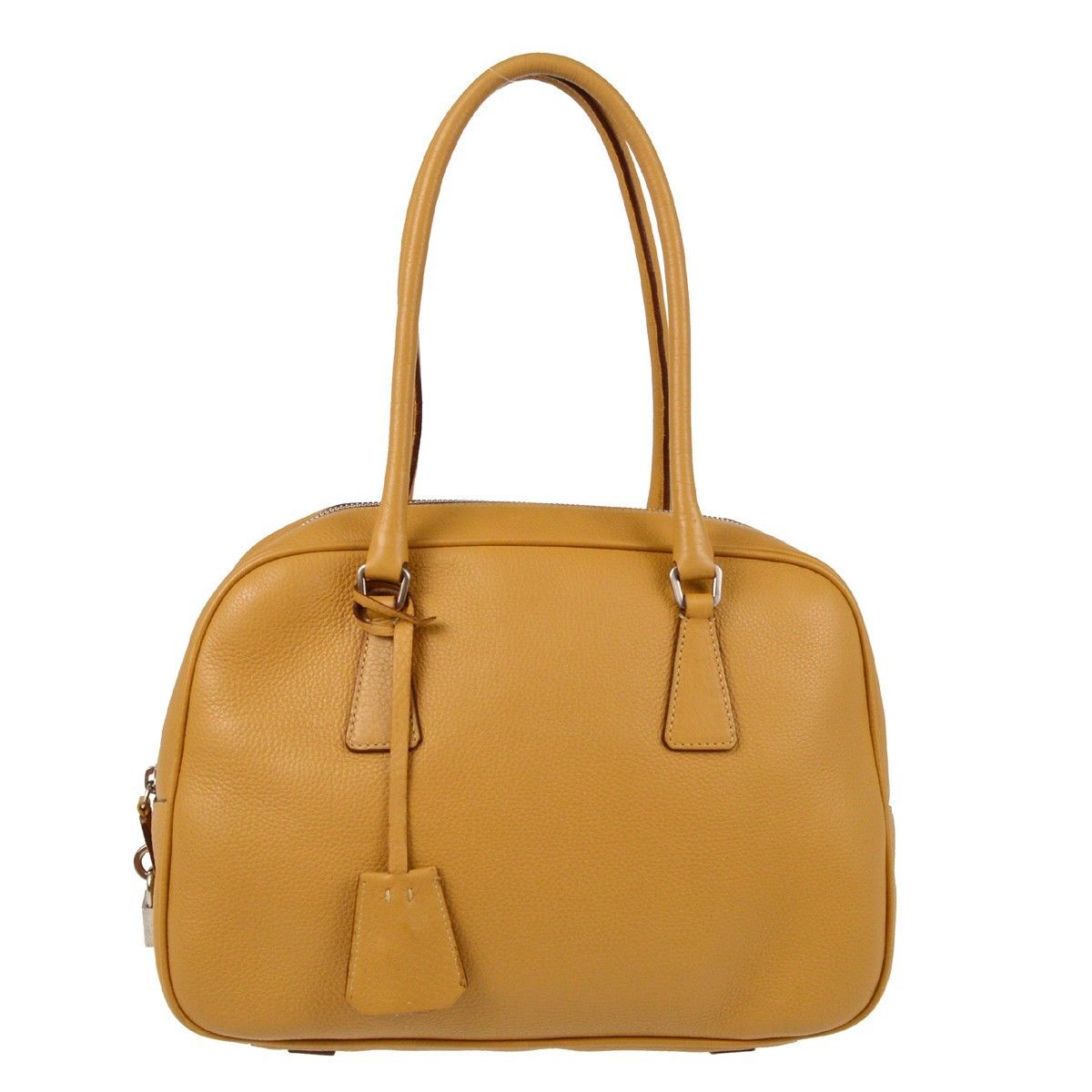 Prada Prada Bowler Bag Saffiano Leather Size ONE SIZE - 1 Thumbnail