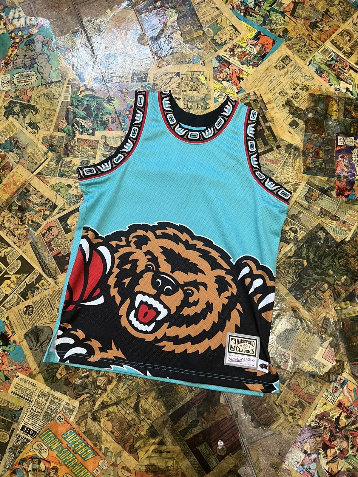 Mitchell & Ness × Vintage Mitchell & Ness hardwood Memphis Grizzlies Blank jersey Size US M / EU 48-50 / 2 - 1 Thumbnail