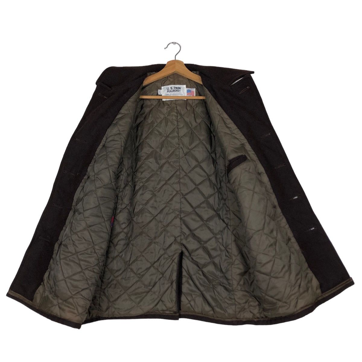 Schott Double Collar Wool Biker Jacket U.S. 740N Schott Pea Jacket Size US M / EU 48-50 / 2 - 13 Thumbnail