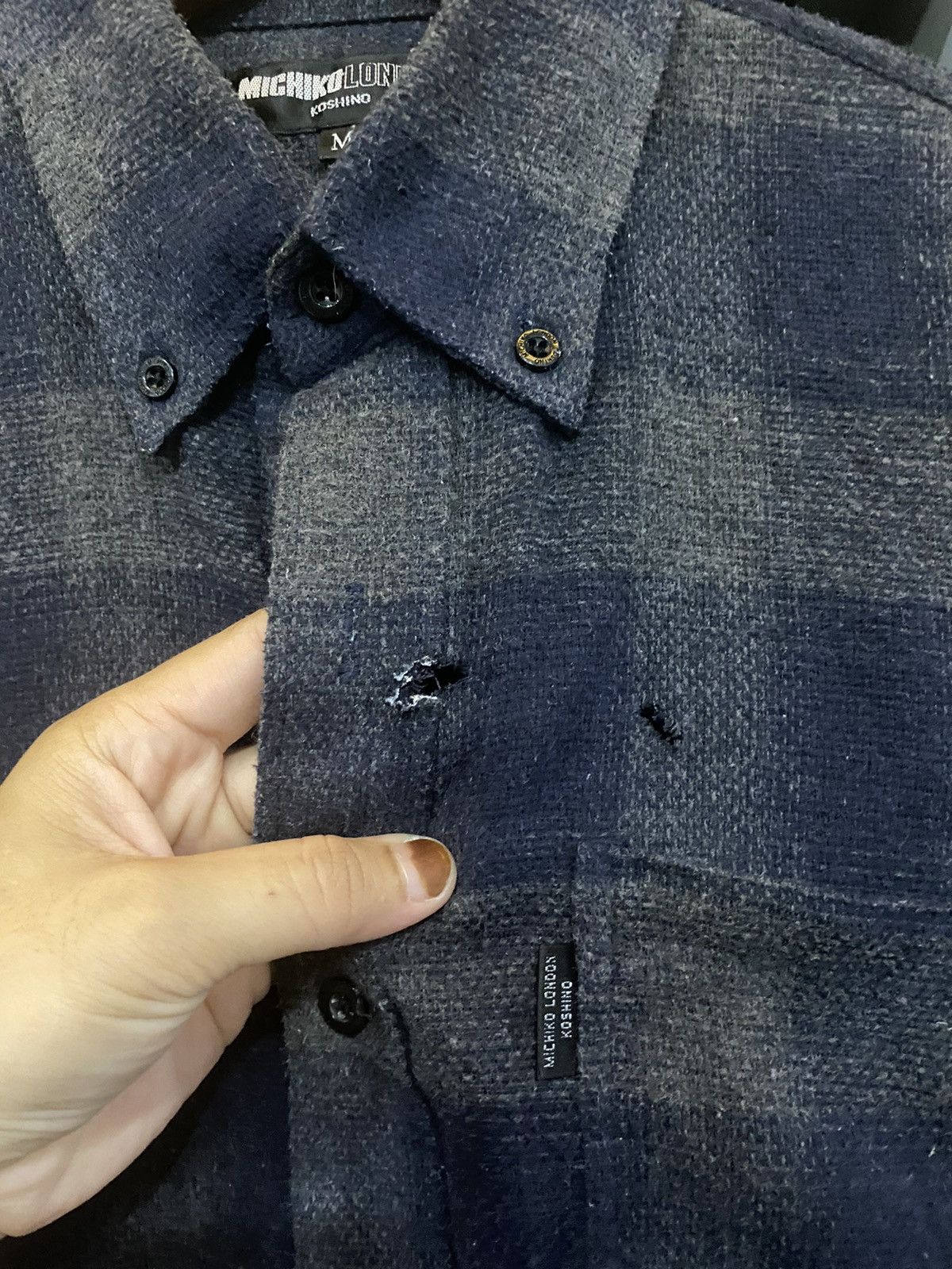 Flannel × Michiko Koshino London × Vintage Michiko London Koshino Flannel Size US M / EU 48-50 / 2 - 7 Thumbnail
