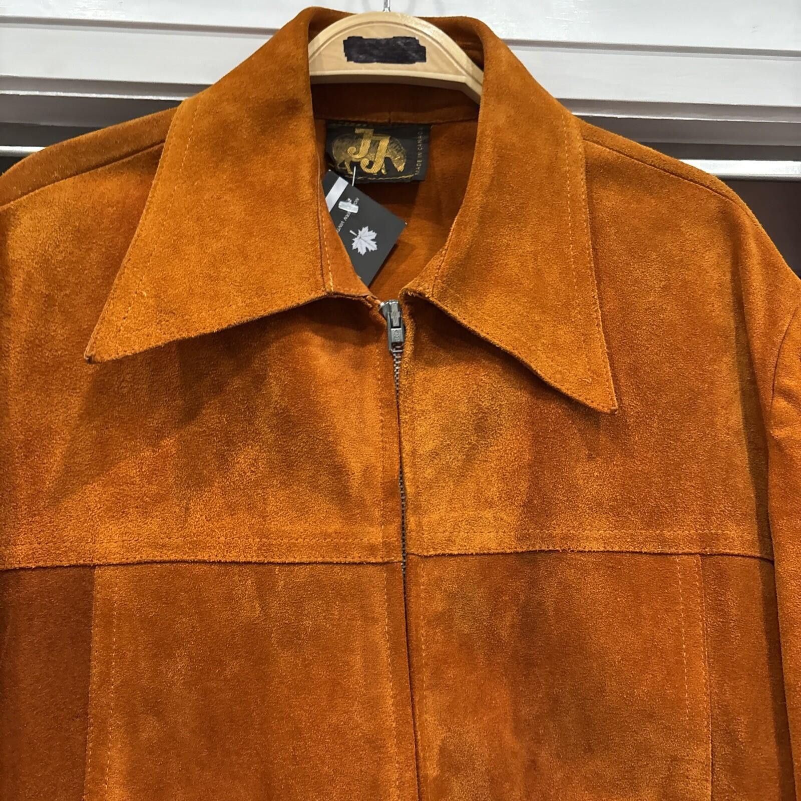 Other Vintage Made In Canada Jj Leather Suede Western Jacket Size US L / EU 52-54 / 3 - 2 Thumbnail
