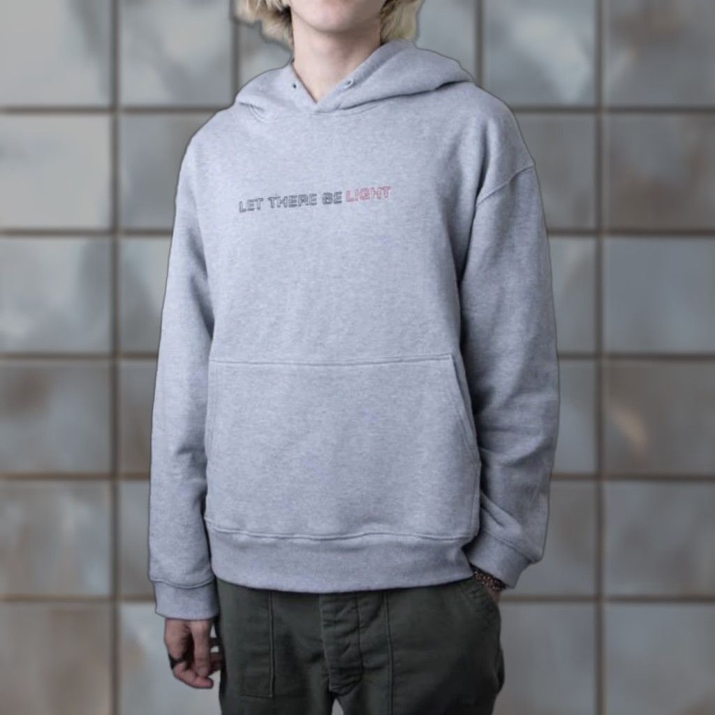 Sundae School VINTAGE Sundae School Sinisterhood Let There Be Light Gray Pullover Hoodie Mens L Size US L / EU 52-54 / 3 - 1 Thumbnail