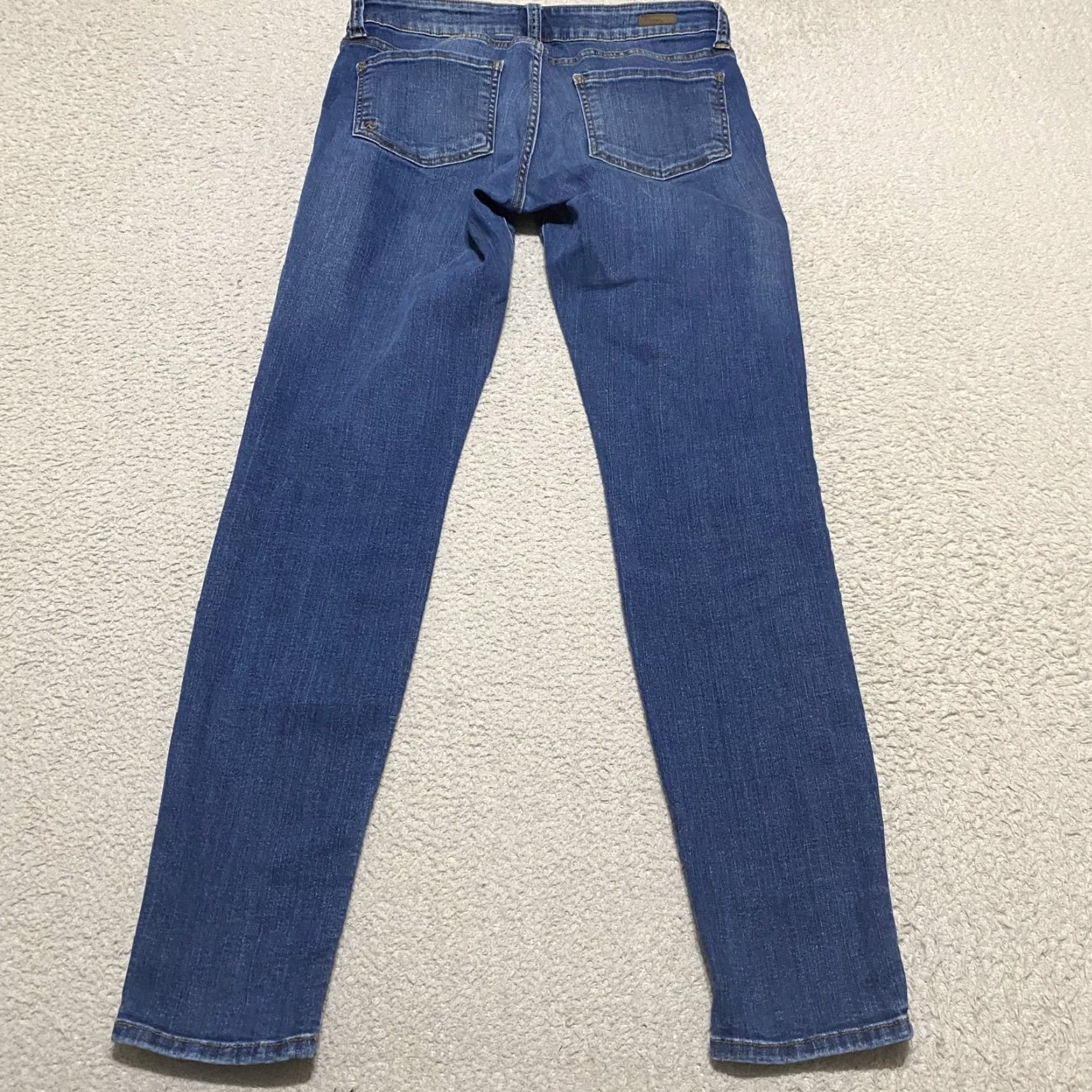 Vintage KUT from the Kloth Jeans Womens 6 Blue Denim Toothpick Skinny Dark Wash Mid Rise Jeans New title Size 28" / US 6 / IT 42 - 2 Thumbnail