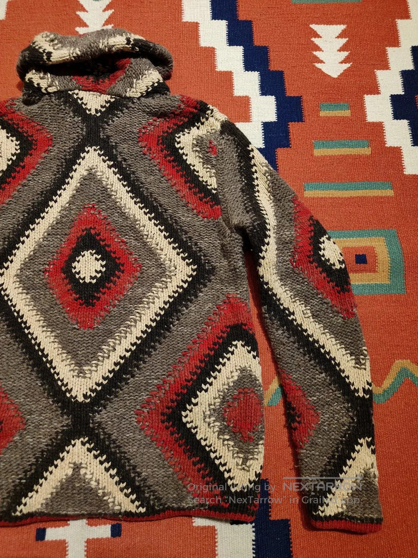 RRL Ralph Lauren Polo Ralph Lauren Navajo Zip-Up Sweater. Size US M / EU 48-50 / 2 - 9 Thumbnail