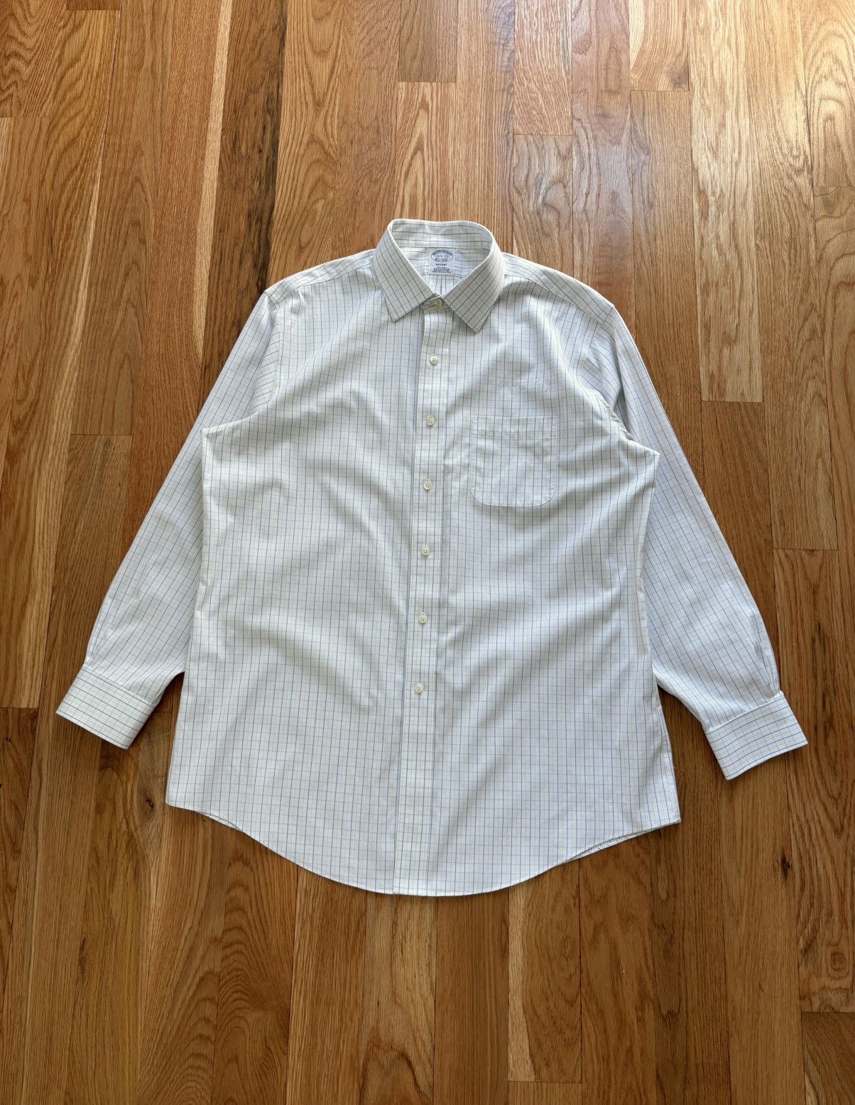 Brooks Brothers Brooks Brothers Regent Check Dress Shirt 16.5 33 L READ Size US L / EU 52-54 / 3 - 2 Thumbnail