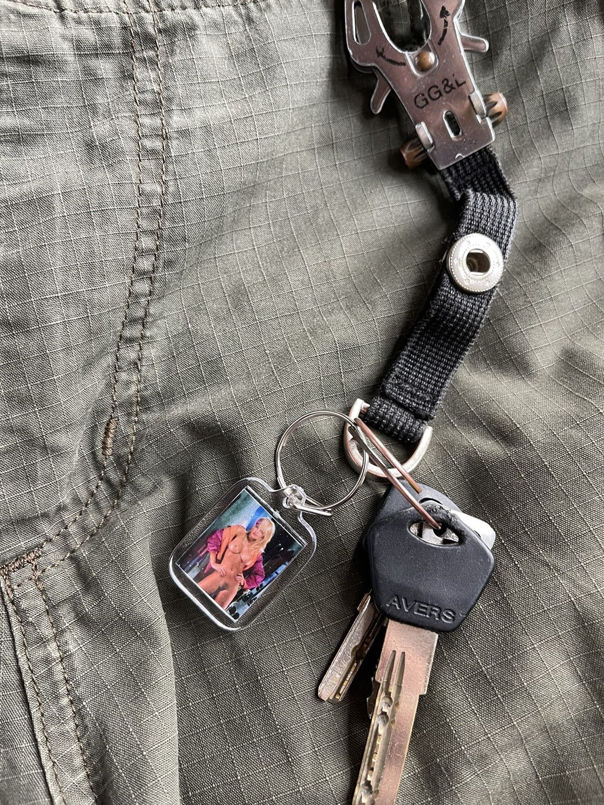 Vintage Vintage Keychain nude Girl 18+ Hysteric key ring Size ONE SIZE - 3 Thumbnail