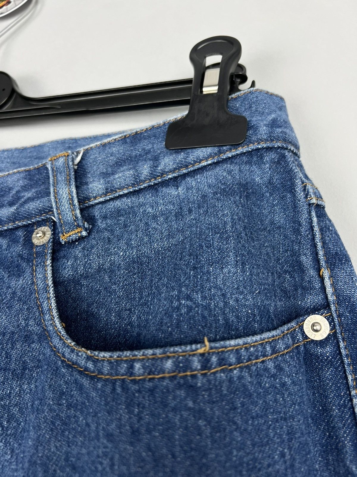 Burberry × Vintage Thomas Burberry Classic blue denim pants jeans Size US 30 / EU 46 - 6 Thumbnail