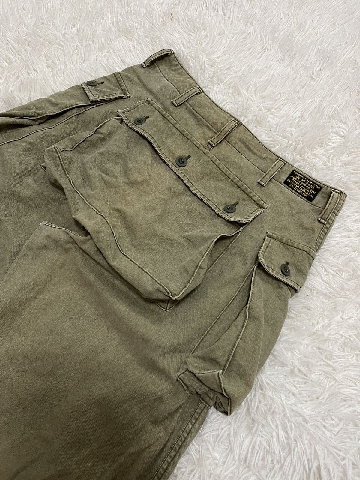 Schott Schott Monkey Baggy Military Style Vintage Cargo Pants Size US 30 / EU 46 - 3 Thumbnail