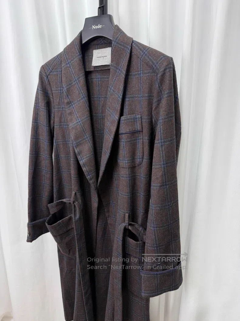 Undercover Undercover Wool plaid bathrobe coat Size US M / EU 48-50 / 2 - 3 Thumbnail