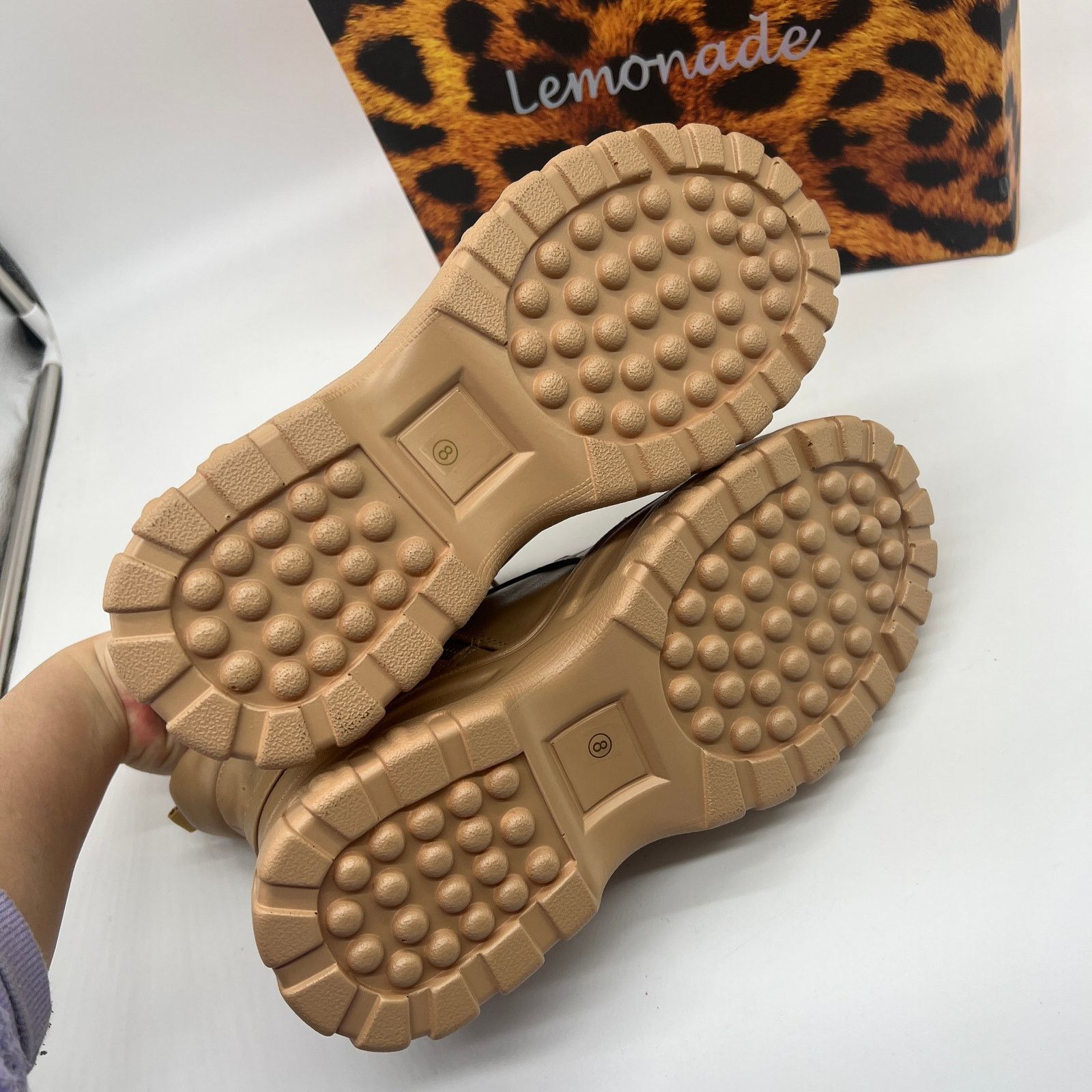 Other Lemonade Women Combat Boot Size 8M Rhinestone Size US 8 / IT 38 - 4 Thumbnail