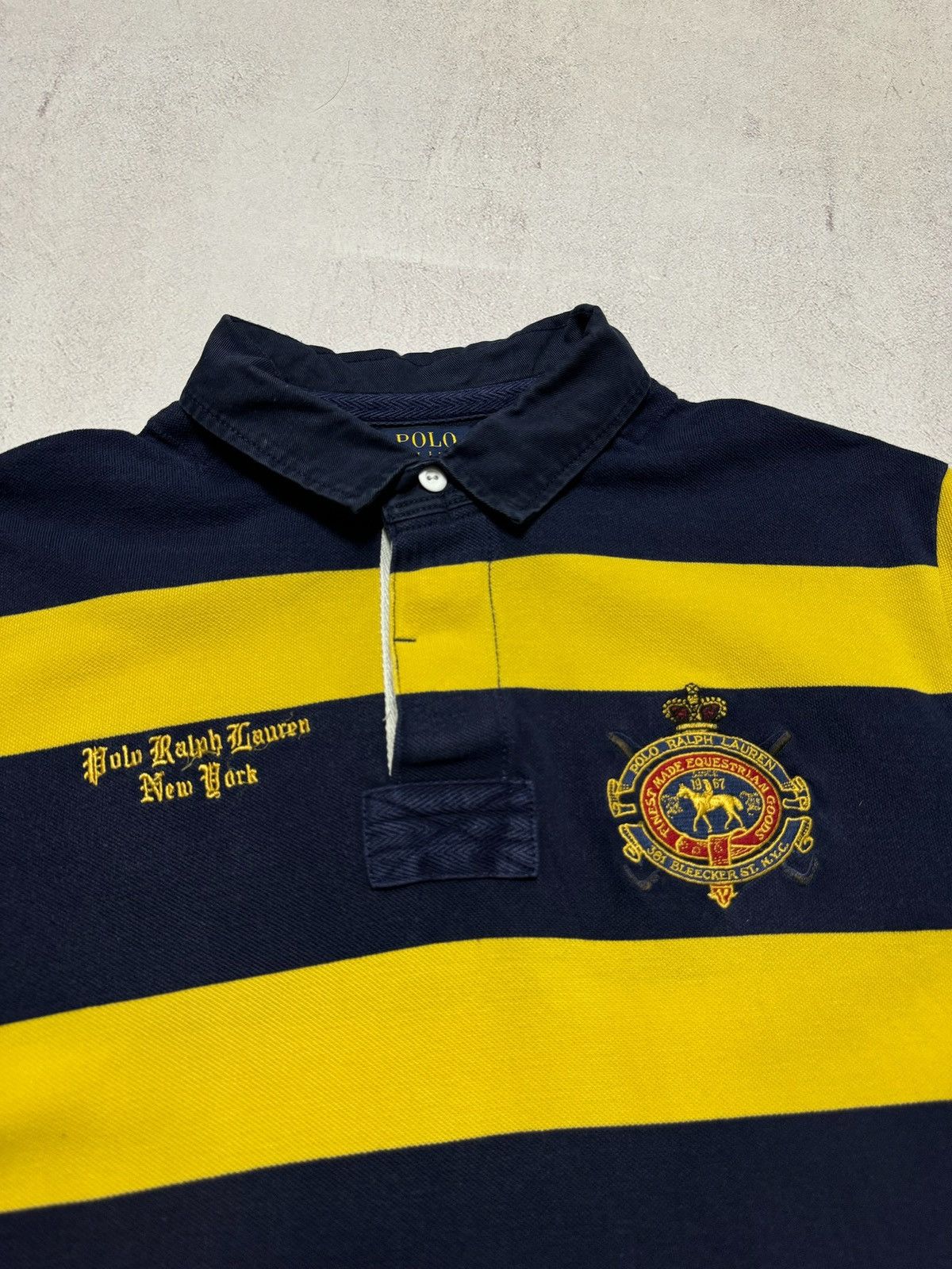 Polo Ralph Lauren × Vintage Vintage Polo Ralph Lauren New York Polo T Shirt Big Pony 90s Size US XL / EU 56 / 4 - 5 Thumbnail