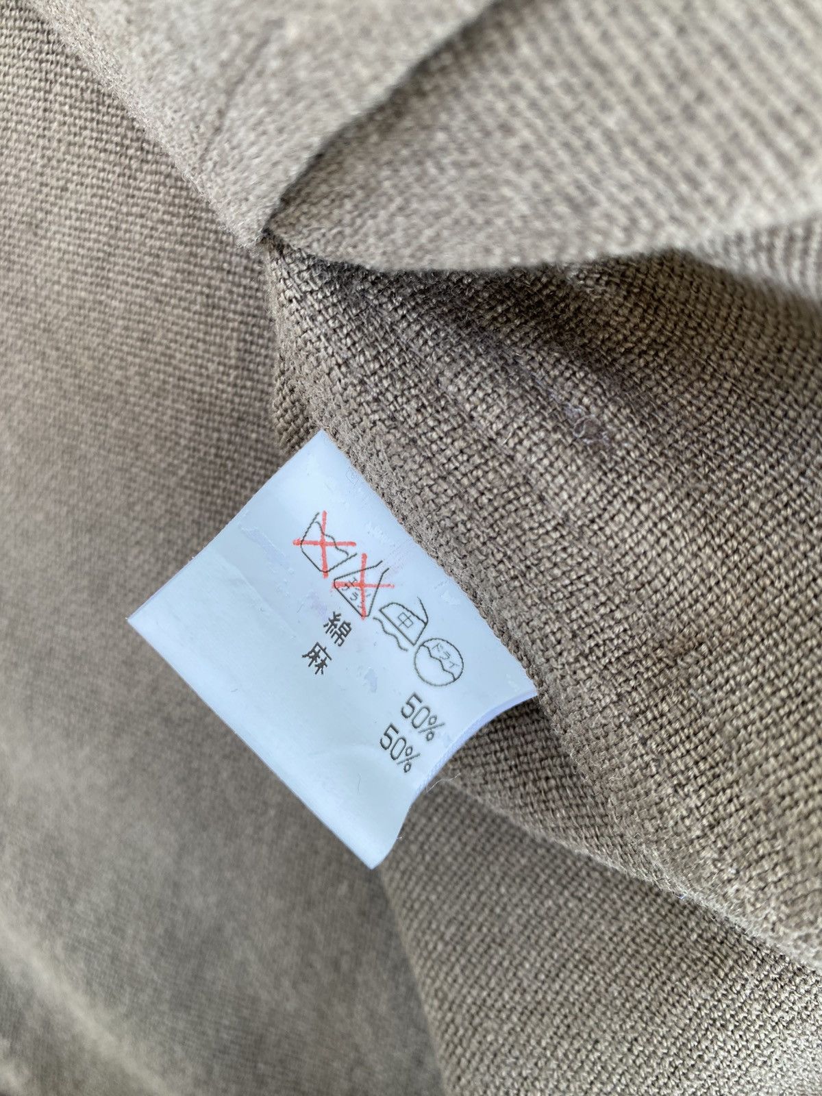 Issey Miyake vintage Issey Miyake Plantation linen jacket Size M / US 6-8 / IT 42-44 - 5 Thumbnail