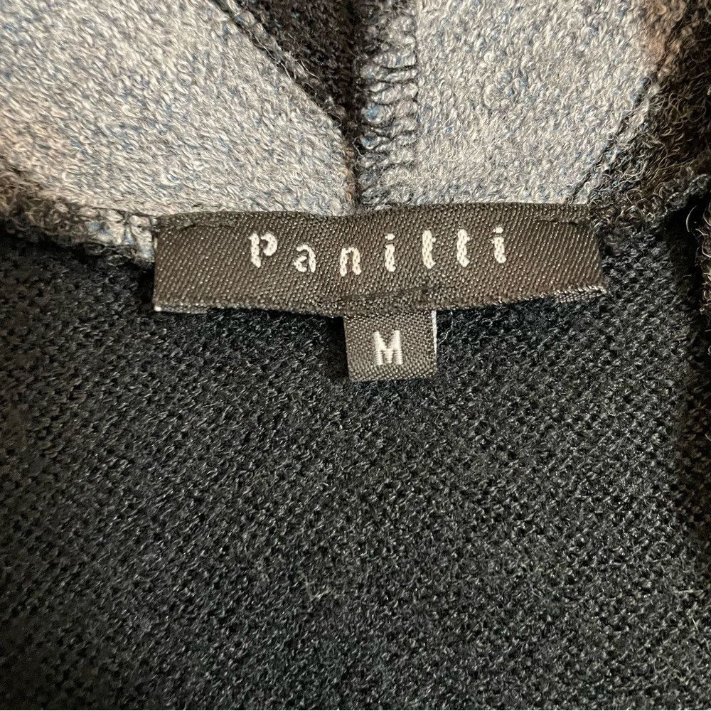 Other Panitti Striped Zip Detail Black Grey Sweater Cardigan Size Size M / US 6-8 / IT 42-44 - 7 Thumbnail