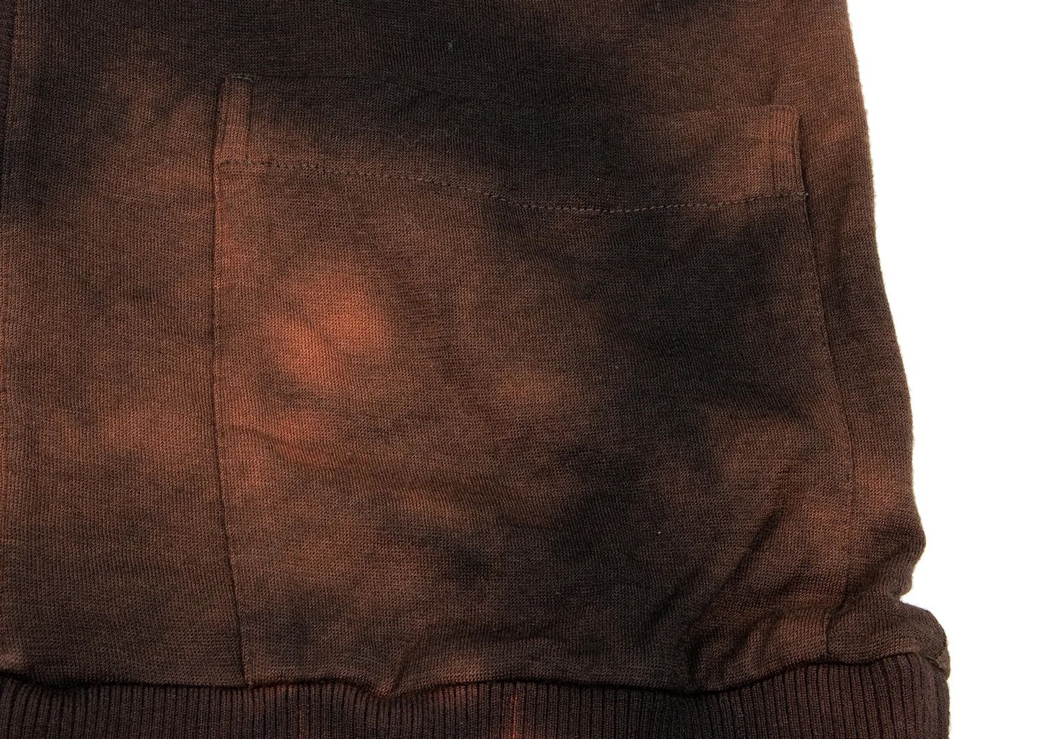 Issey Miyake Tie-Dye Wool Knit Cardigan in Brown and Black Size US XL / EU 56 / 4 - 7 Thumbnail