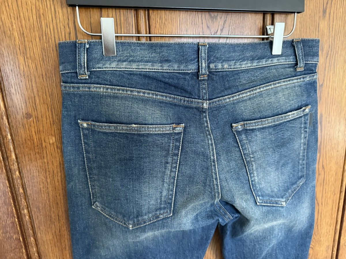 Saint Laurent Paris SS20 Saint Laurent raw hem crash denim Jeans d03 skinny slim Size US 30 / EU 46 - 20 Thumbnail
