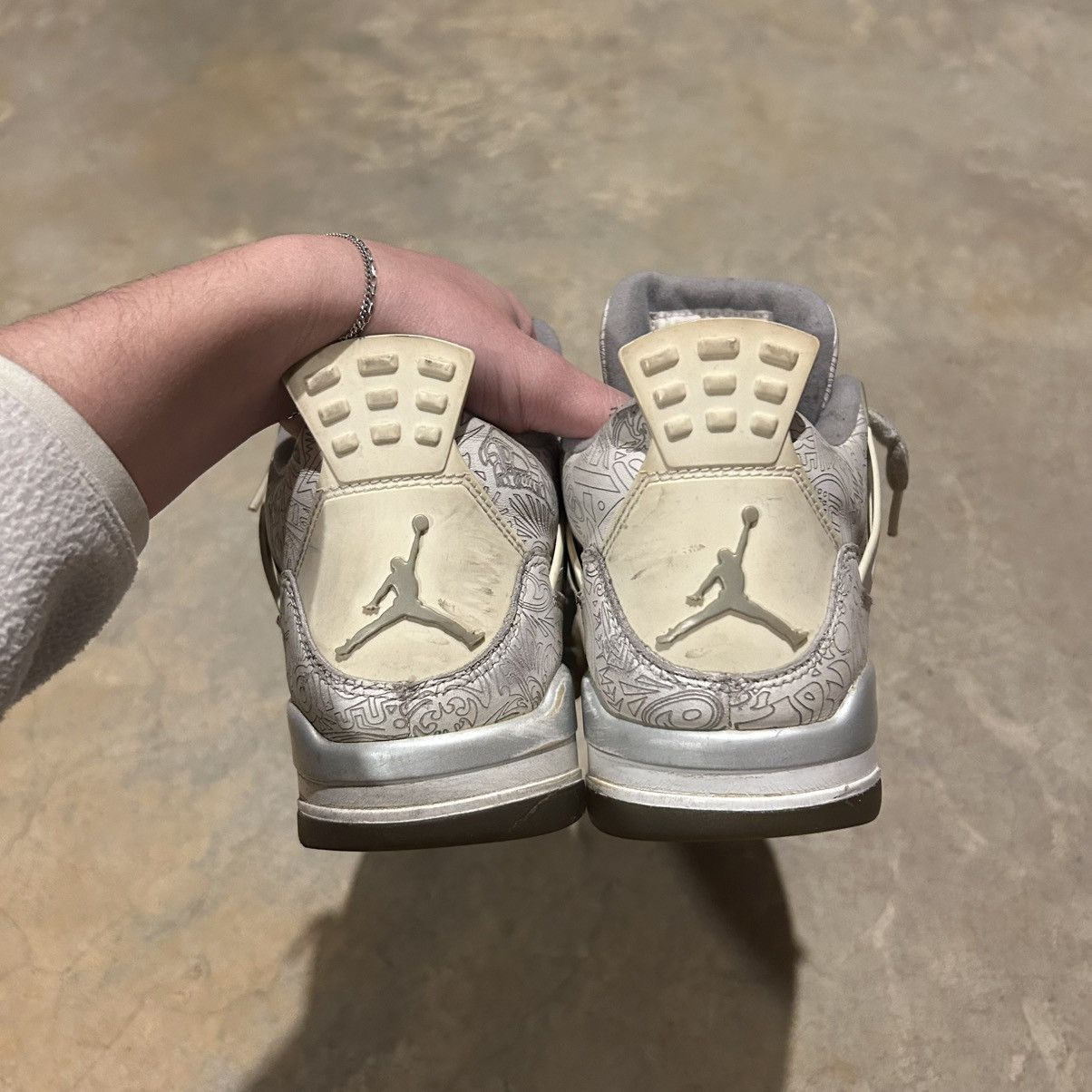 Jordan Brand × Nike Air Jordan 4 Retro 30th Anniversary Laser 2015 US 11 Size US 11 / EU 44 - 6 Thumbnail