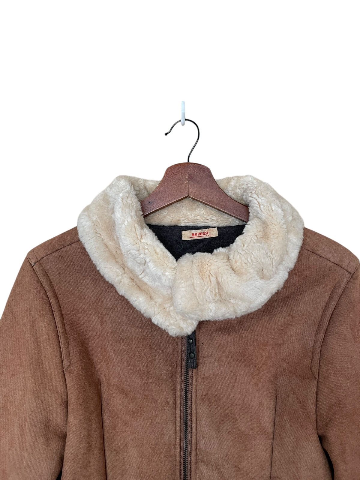 Vintage Vintage Brand Maitresse Sherpa Jacket 1990s Size US M / EU 48-50 / 2 - 3 Thumbnail